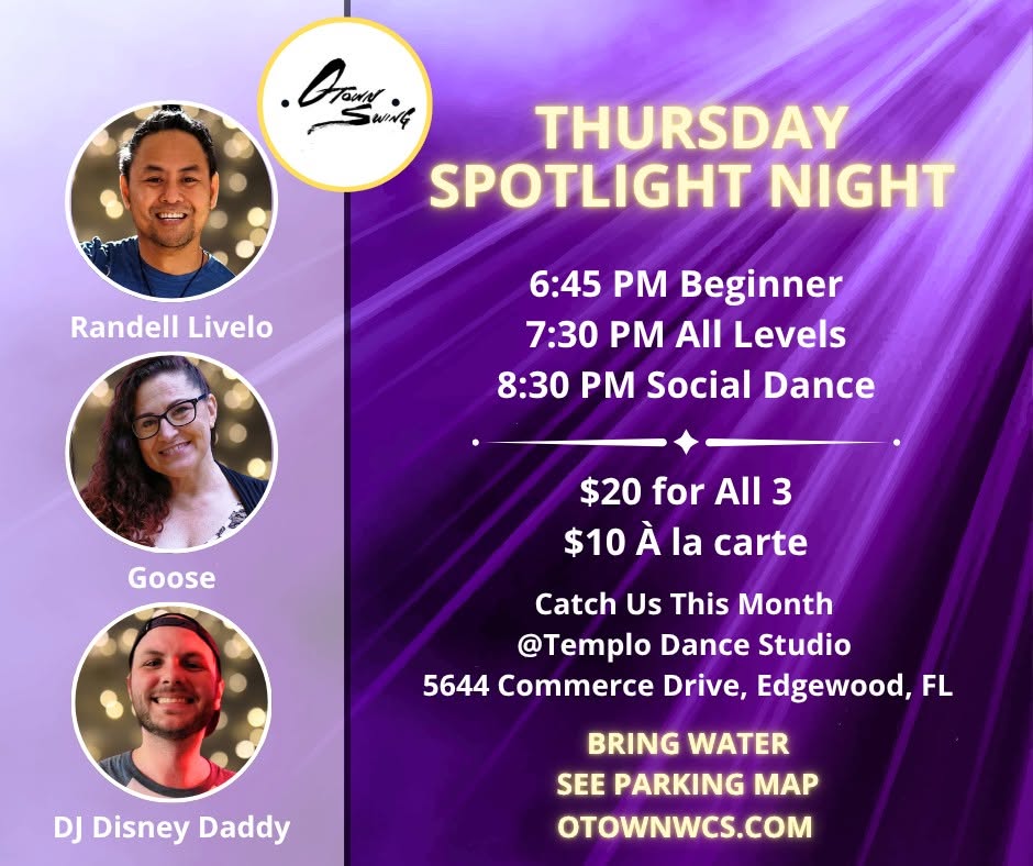 OTown Thursday Night West Coast Swing Class & Social Dance