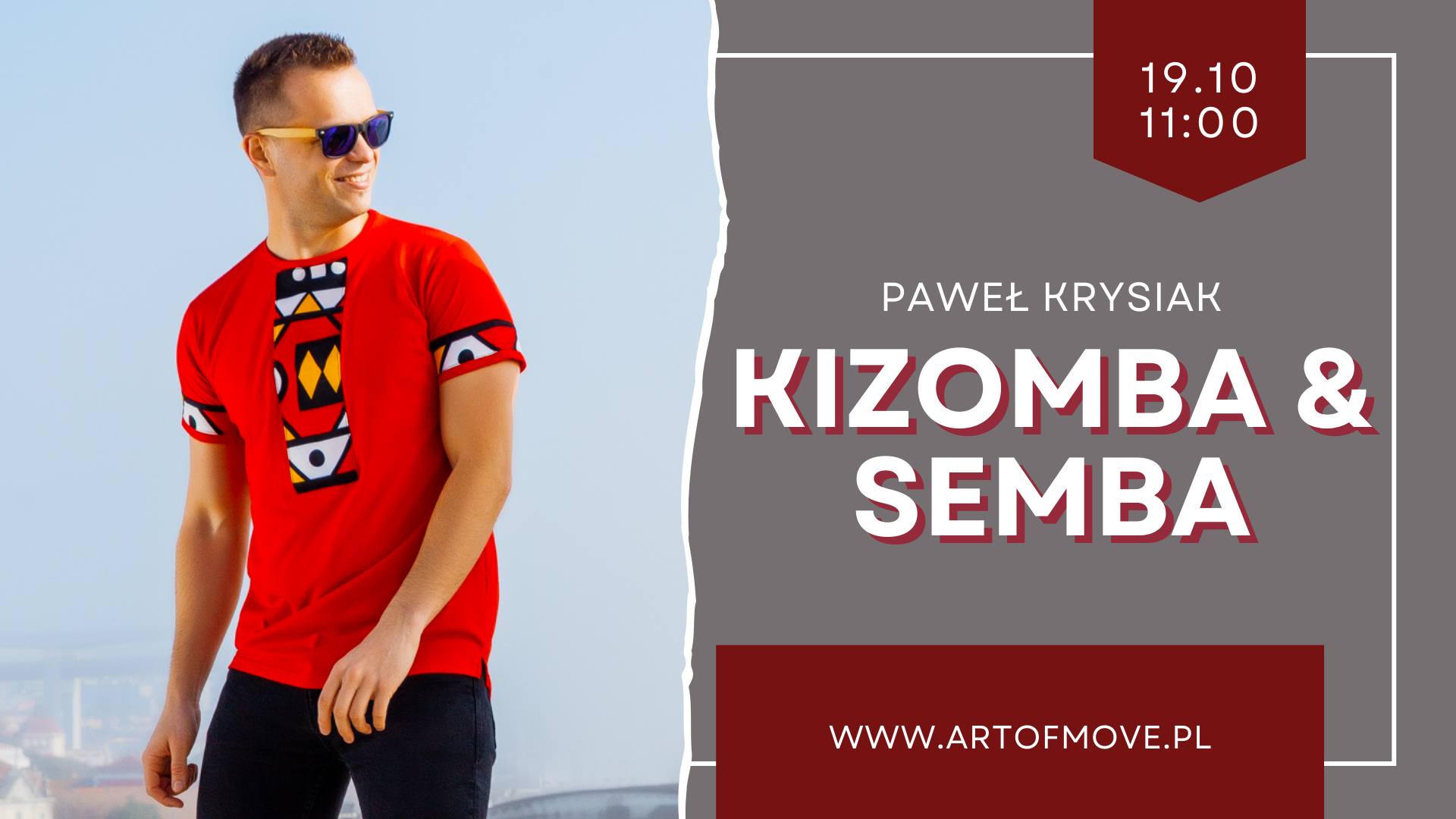 Master your Connection! -technika prowadzenia i podążania w kizombie i sembie 19.10 Art of Move