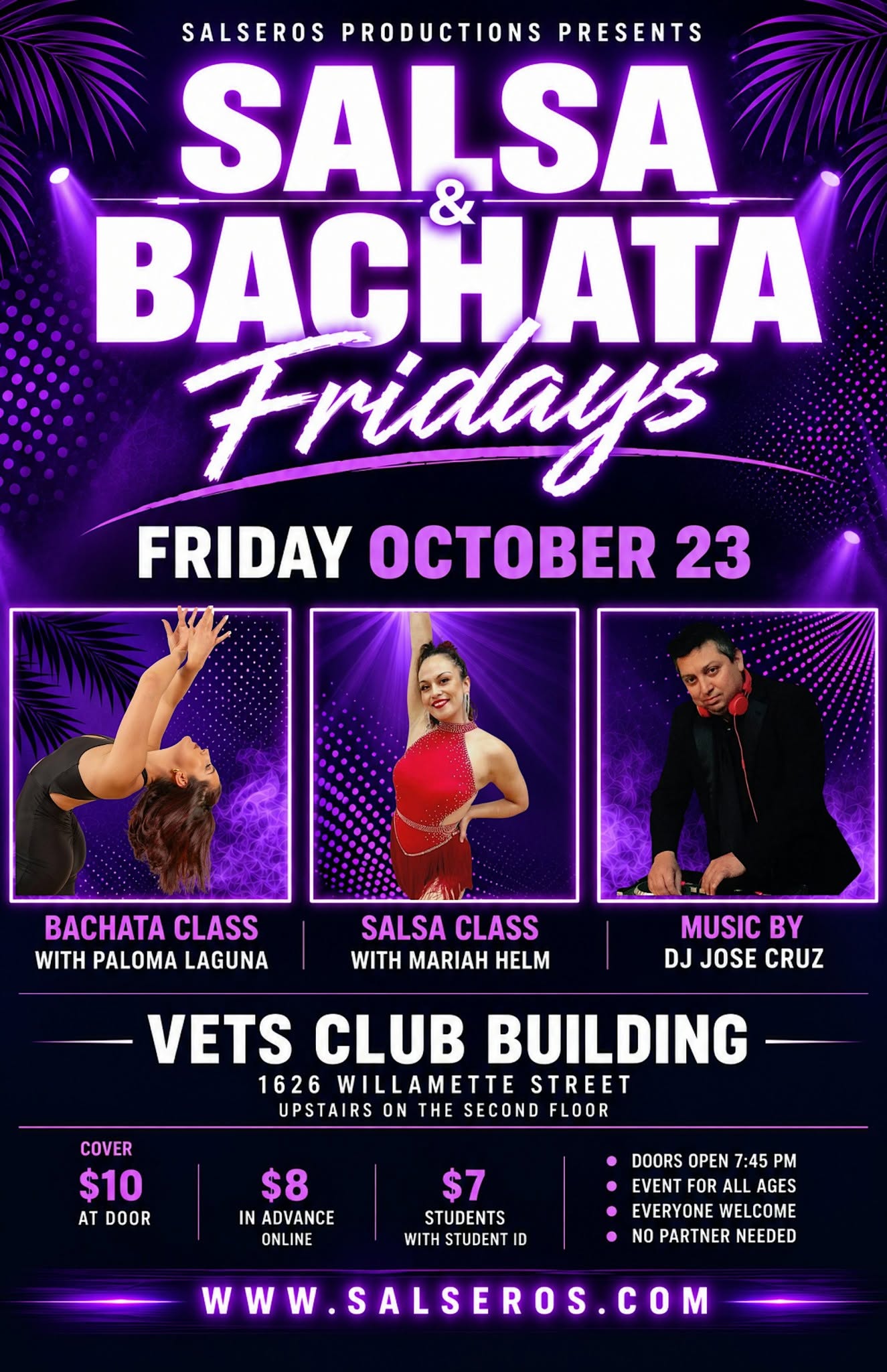 Salsa & Bachata Night and Drop-in class