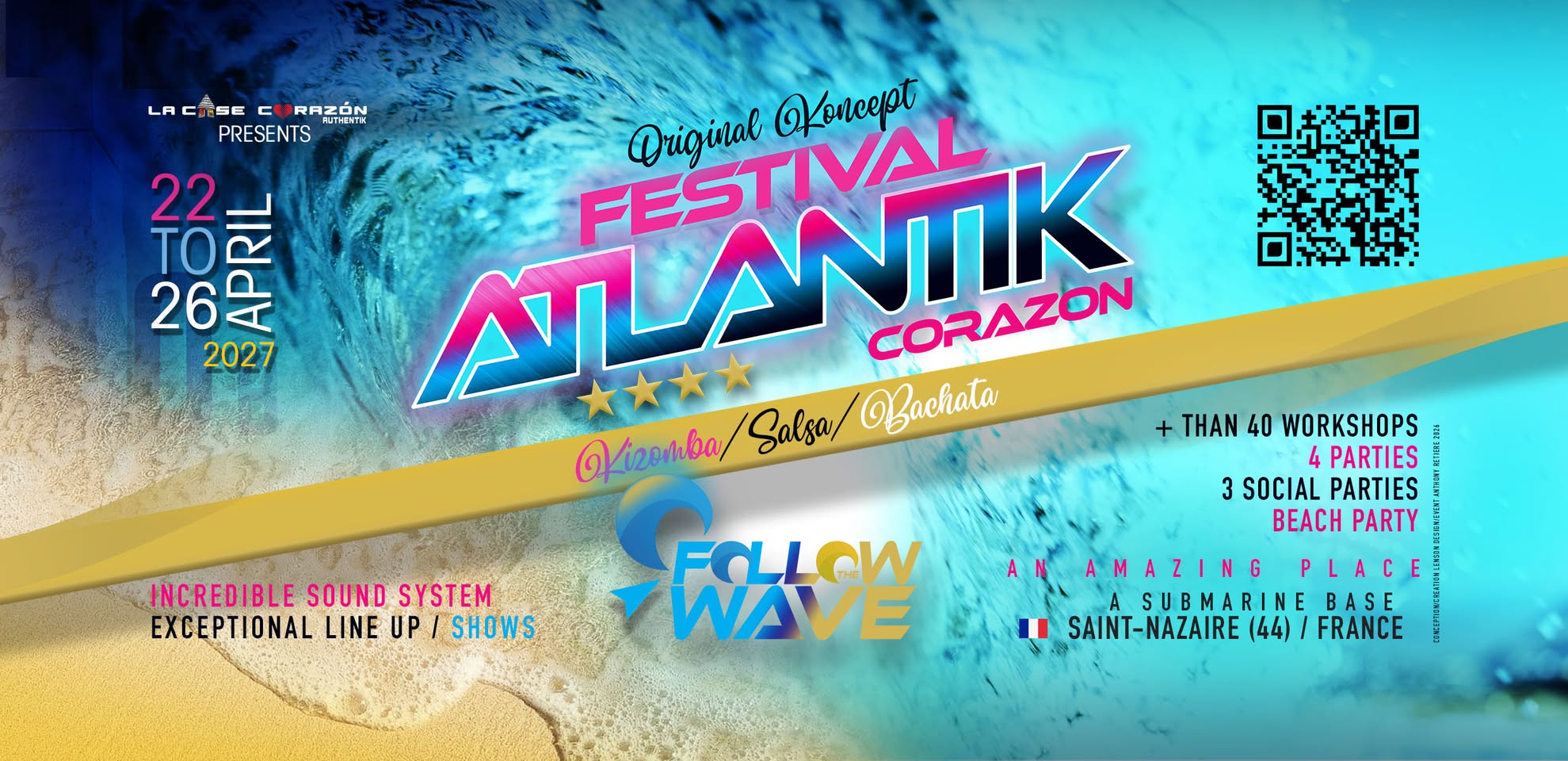 ATLANTIK CORAZON FESTIVAL 2027 โค๏ธ OCEAN KIZOMBA BEACH SALSA BACHATA