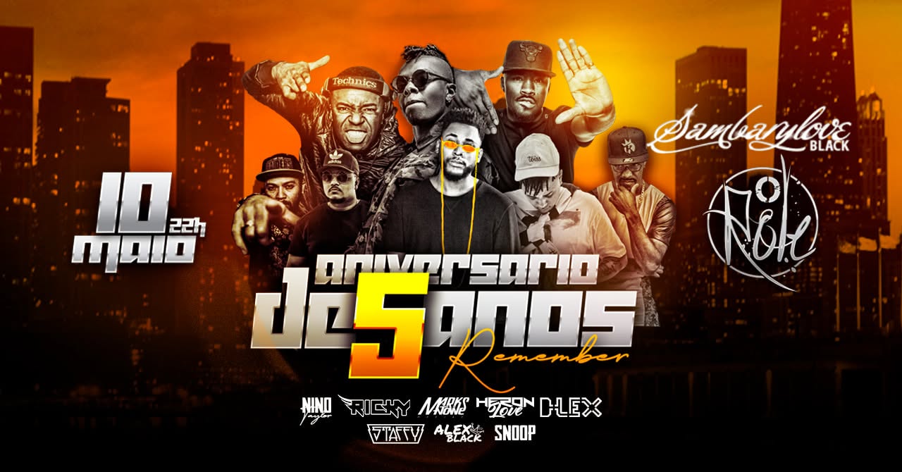 É Hoje !!! Aniversário de 5 Anos De ( O Rolê ) no SambaryLove