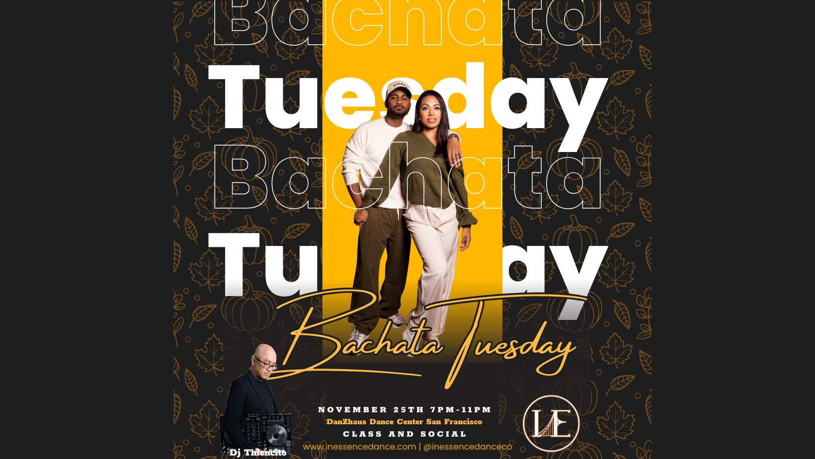 Bachata Tuesday Class & Social NOVEMBER