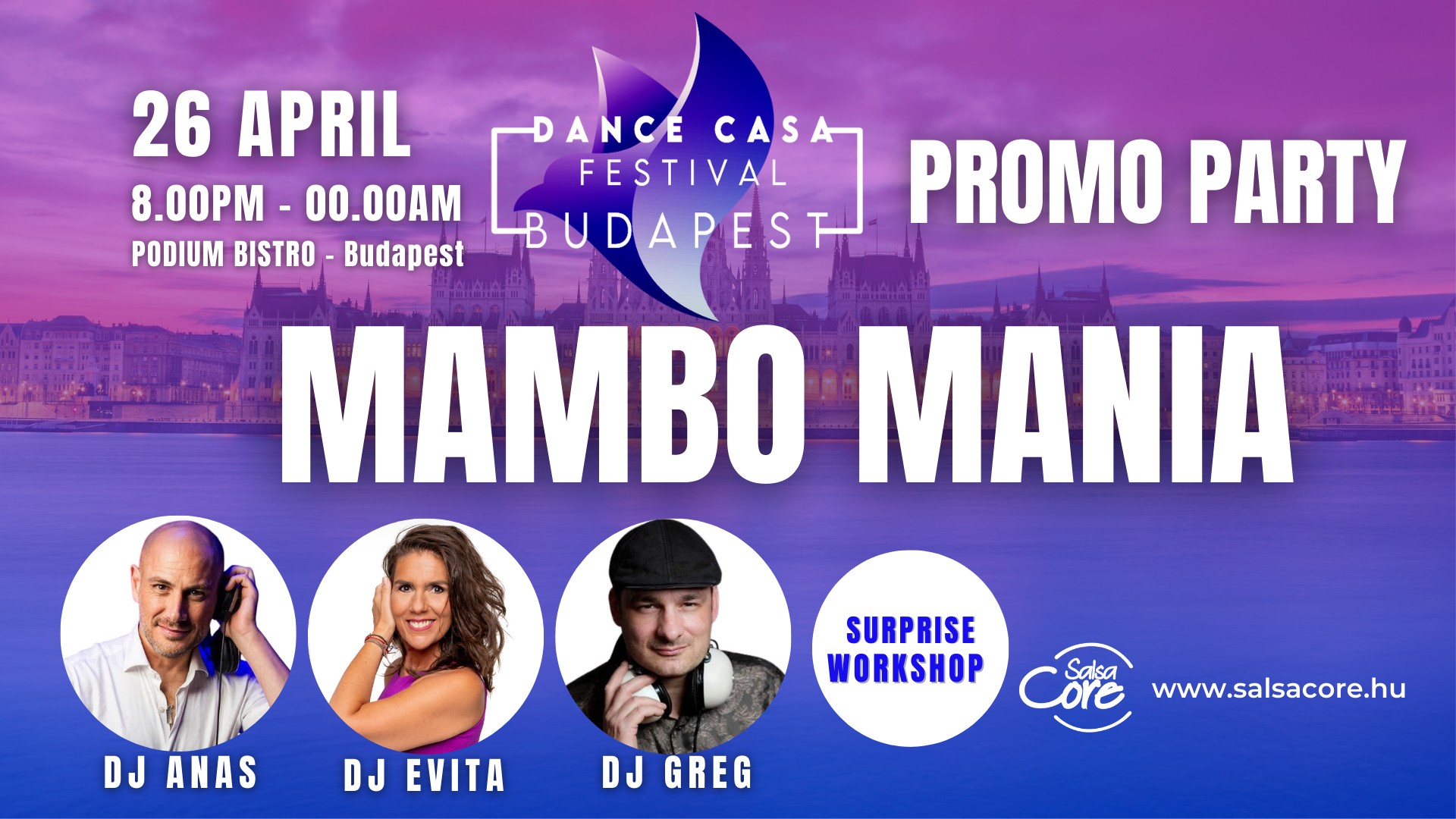 MAMBO MANIA - Dance Casa Fest Promo Party