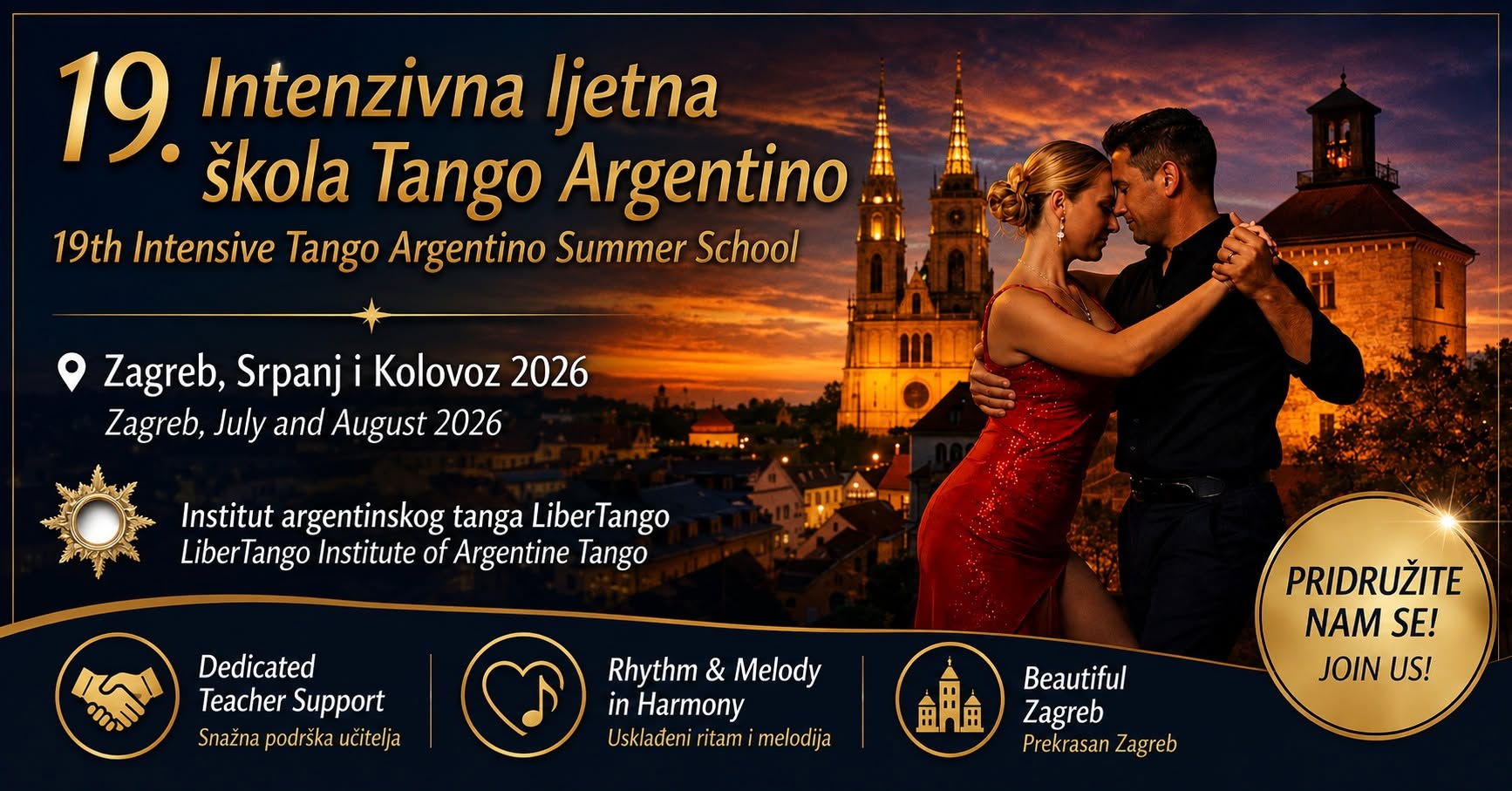 19. Intensive Summer School of dance Tango Argentino • Zagreb