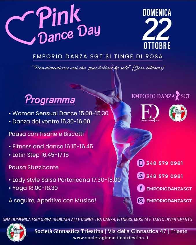 Pink Dance Day - NON DIMENTICARE CHE PUOI DANZARE DA SOLA