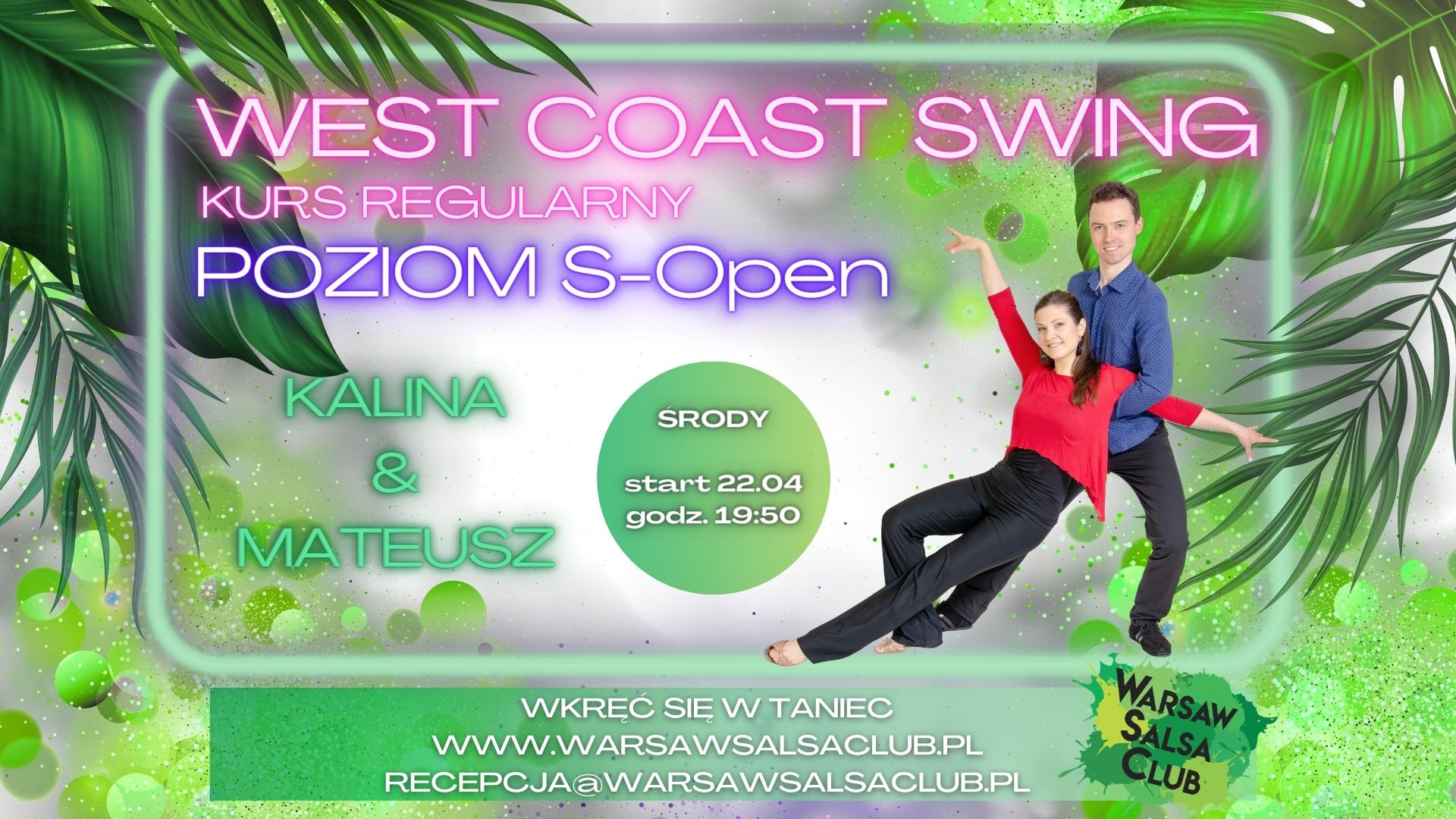 West Coast Swing S-Open z Kaliną i Mateuszem