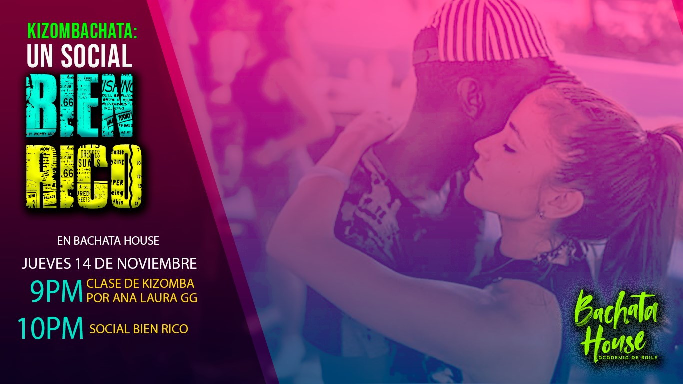 Kizombachata: un Social bien rico. Jueves 14 de noviembre