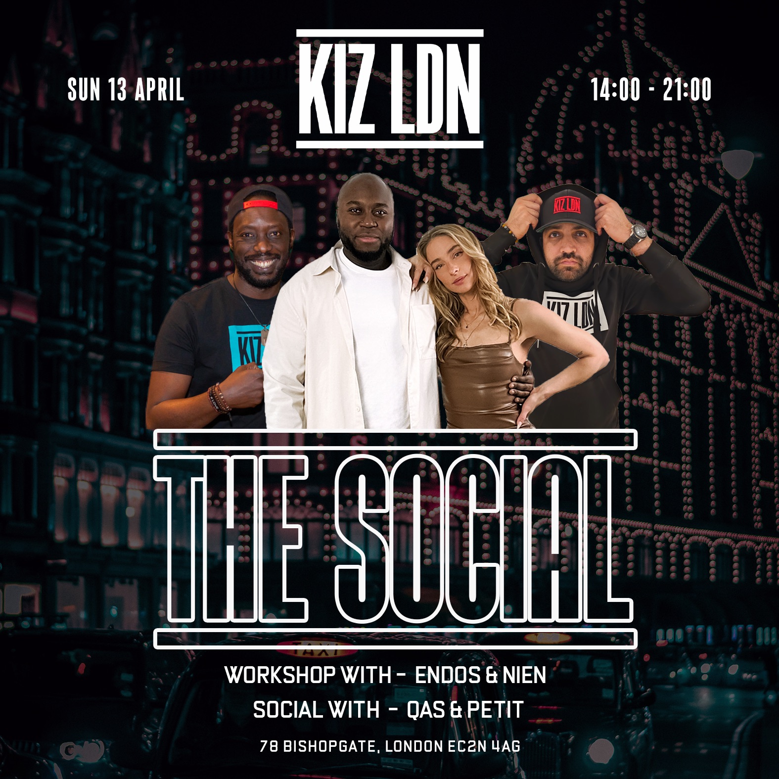 KIZ LDN: THE SOCIAL FEAT THE WORKSHOP WITH ENDOS & NIEN