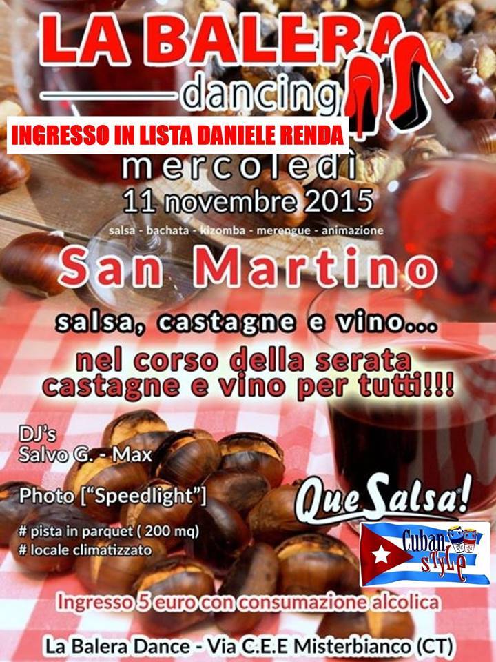 La Balera Dancing... San Martino castagne e vino!
