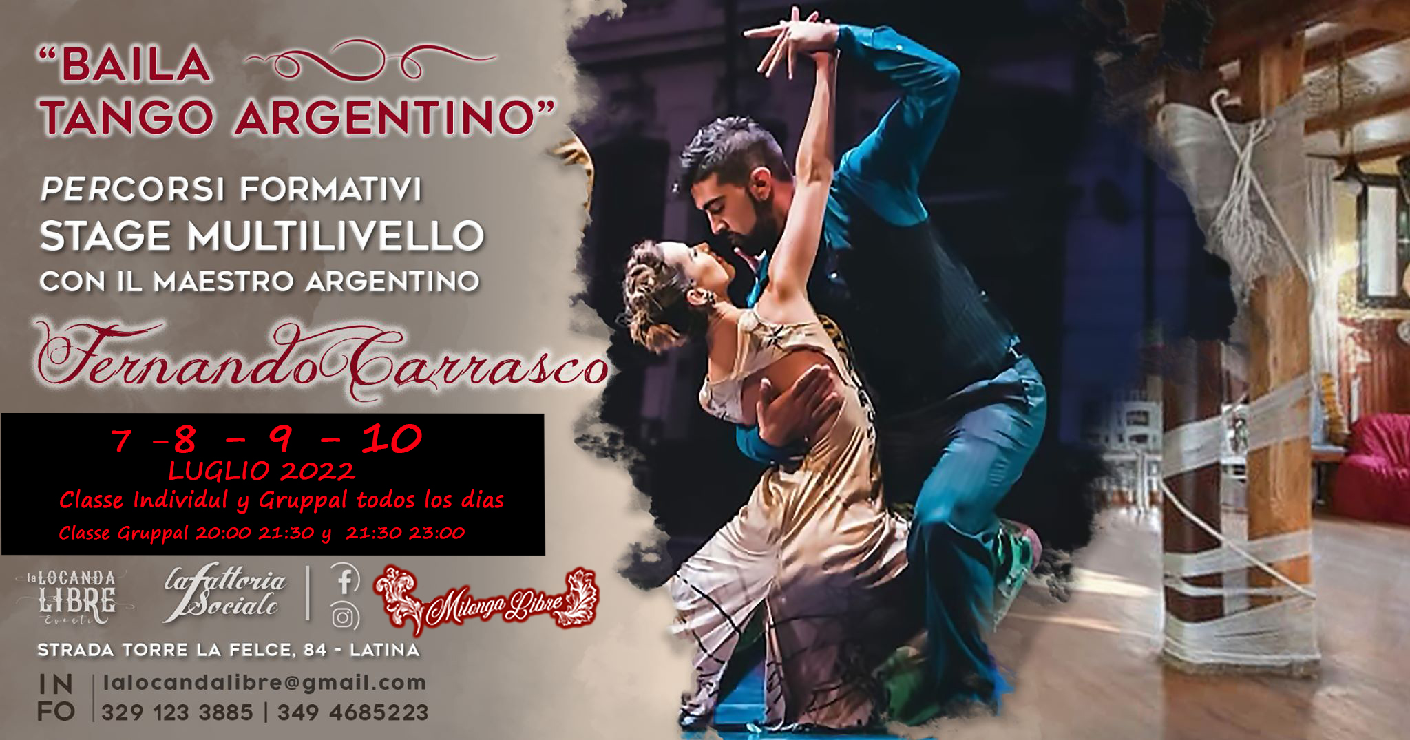 Lecciòn de Tango con Fernando Carrasco