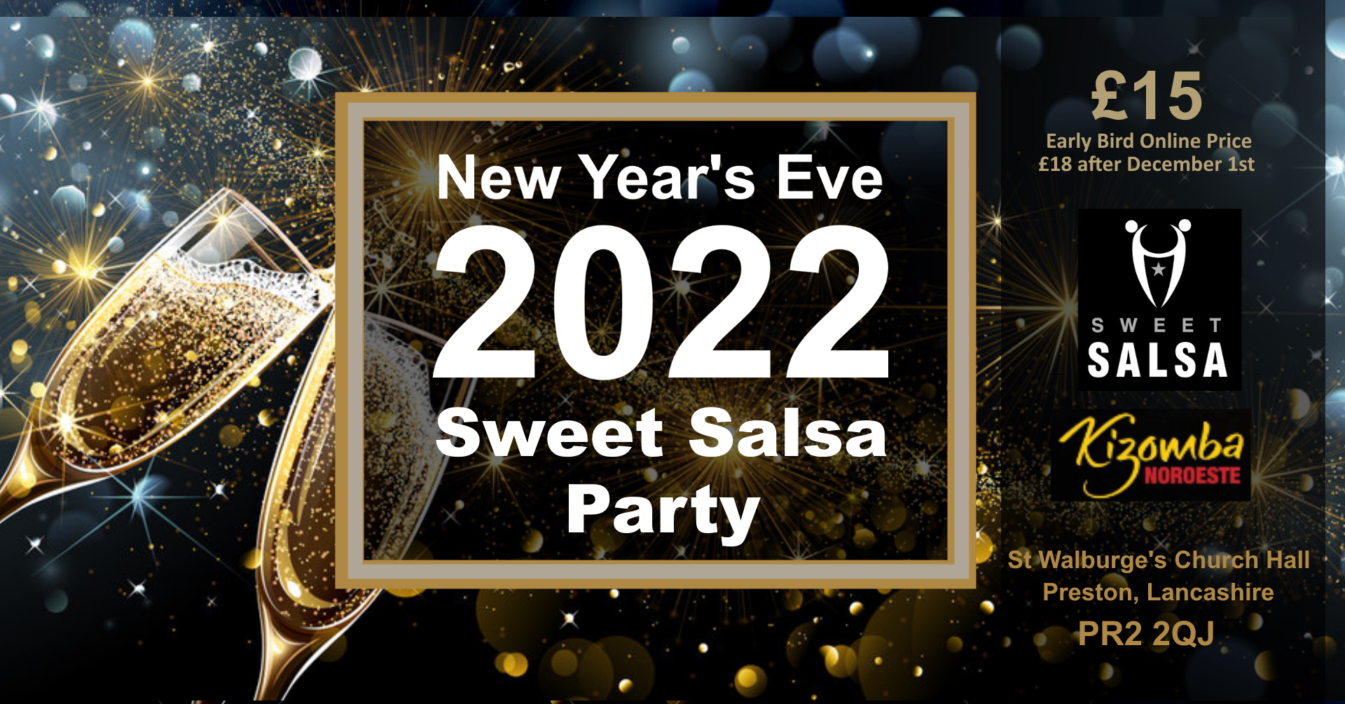 New Years Eve Salsa, Bachata and KizombaParty