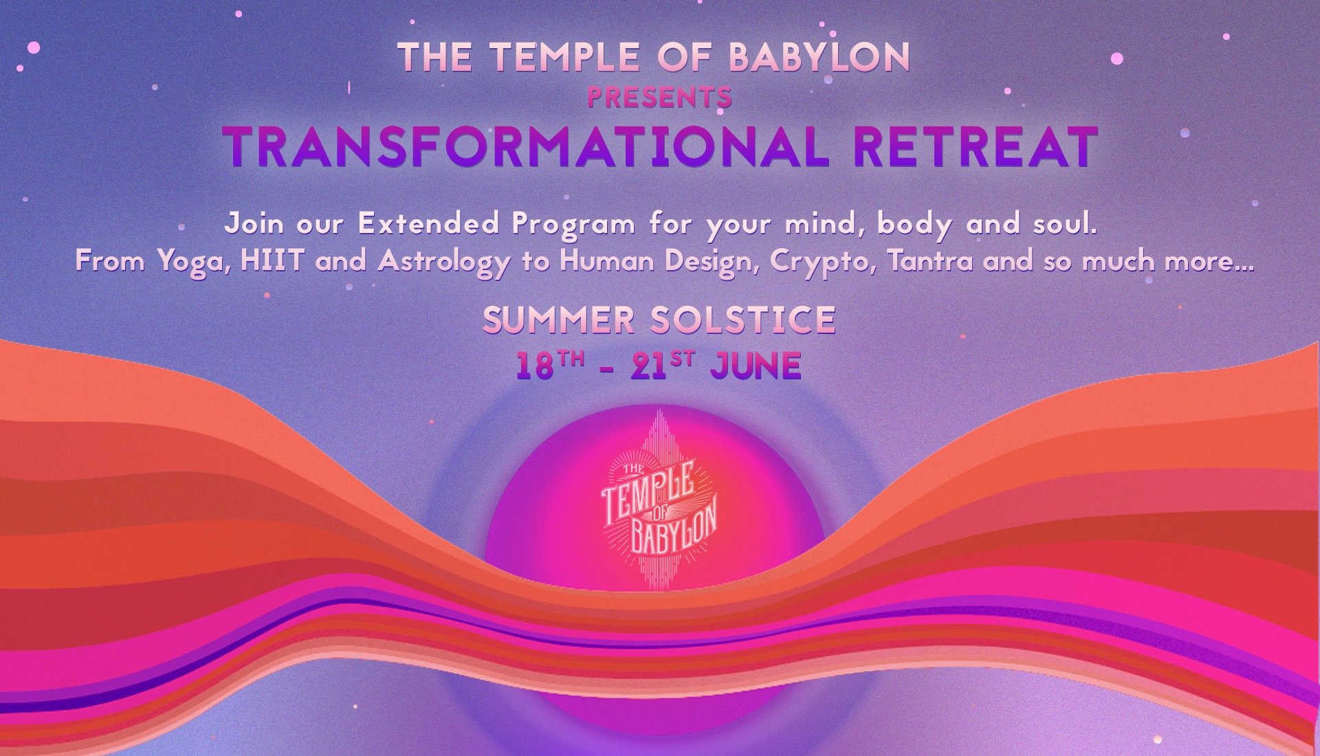 Summer Solstice Transformational Retreat Online