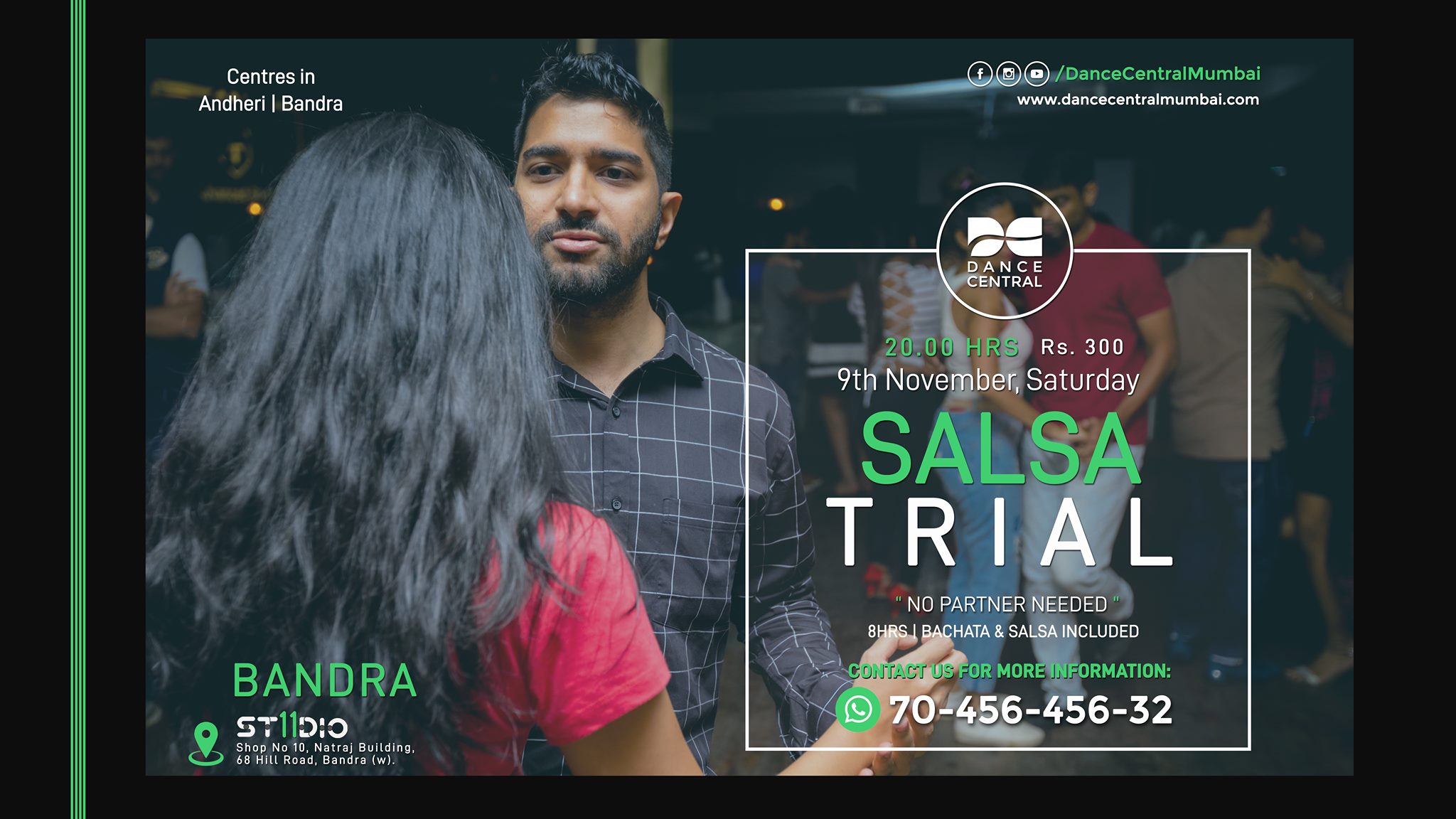 Bandra - Salsa Basic Trial Demo Class by Dance Central