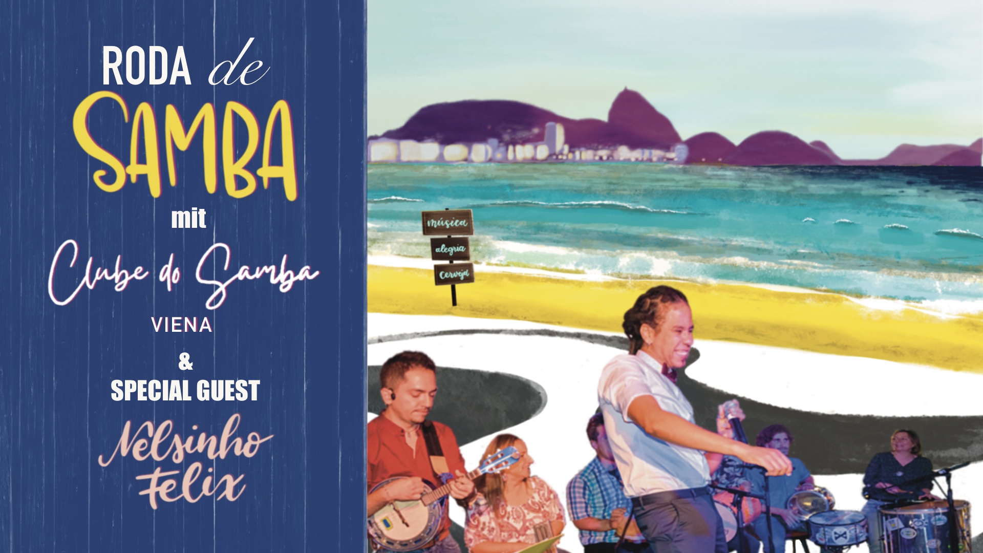 Roda de Samba mit Clube do Samba Viena & Nelsinho Felix