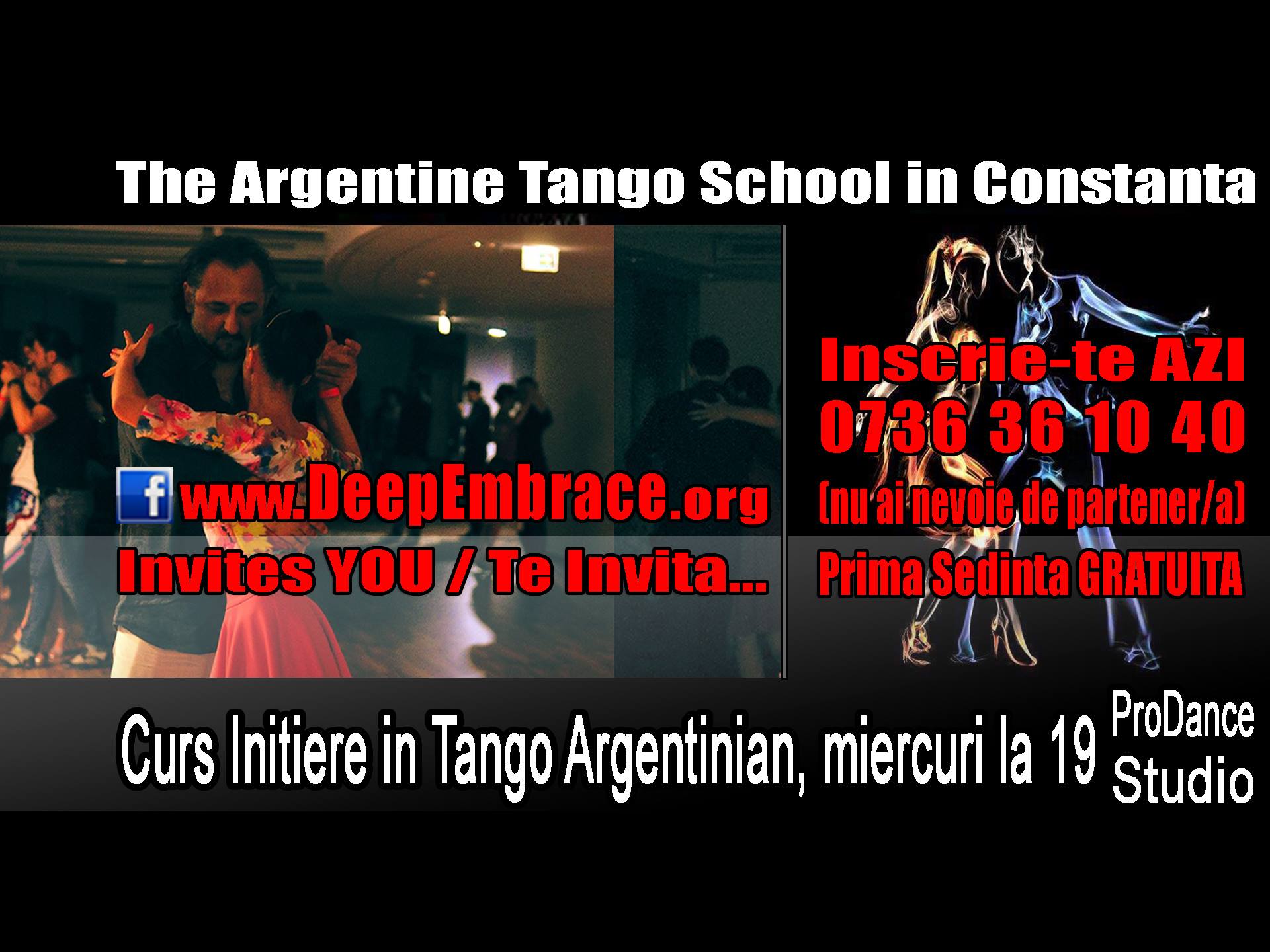 Curs Initiere Tango Argentinian Vino sa dansam diseara!