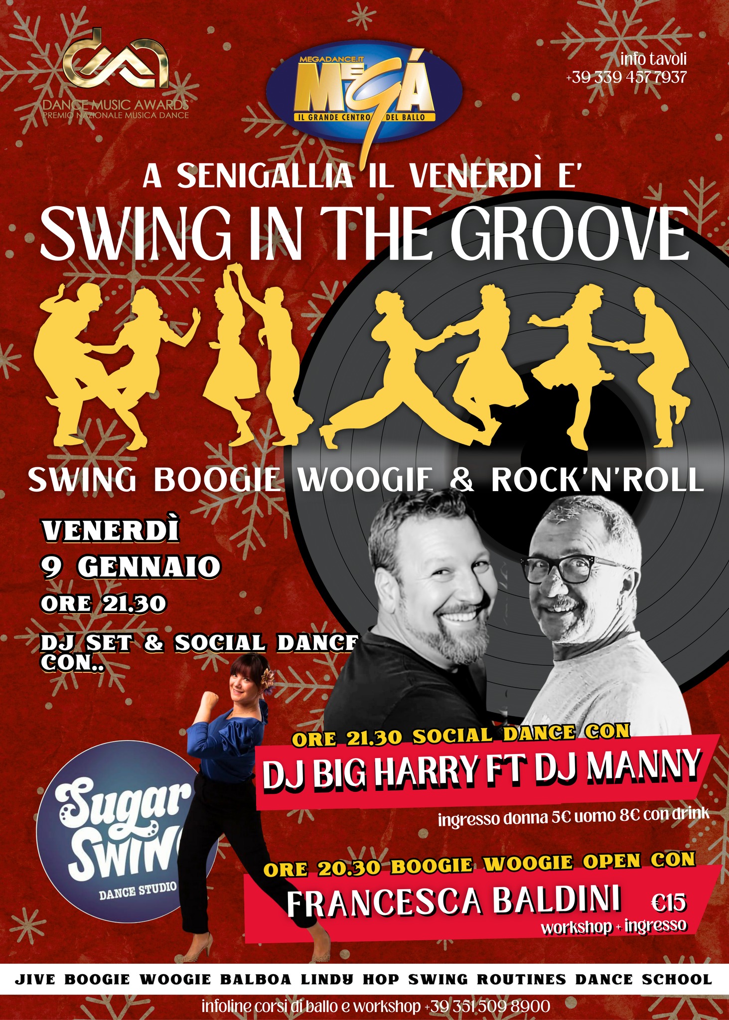 SWING in the GROOVE con DJ HARRY ft DJ MANNY + Workshop di Boogie Woogie Open