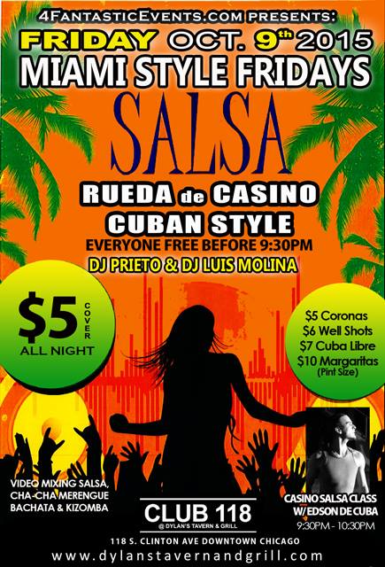 MIAMI STYLE FRIDAY @ CLUB 118 - DJ PRIETO & DJ LUIS MOLINA