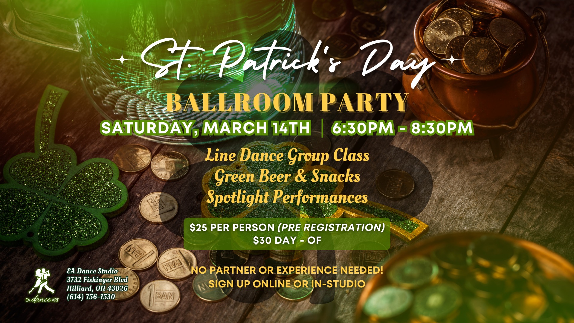 ๐ St. Patrickโs Day Dance Party ๐