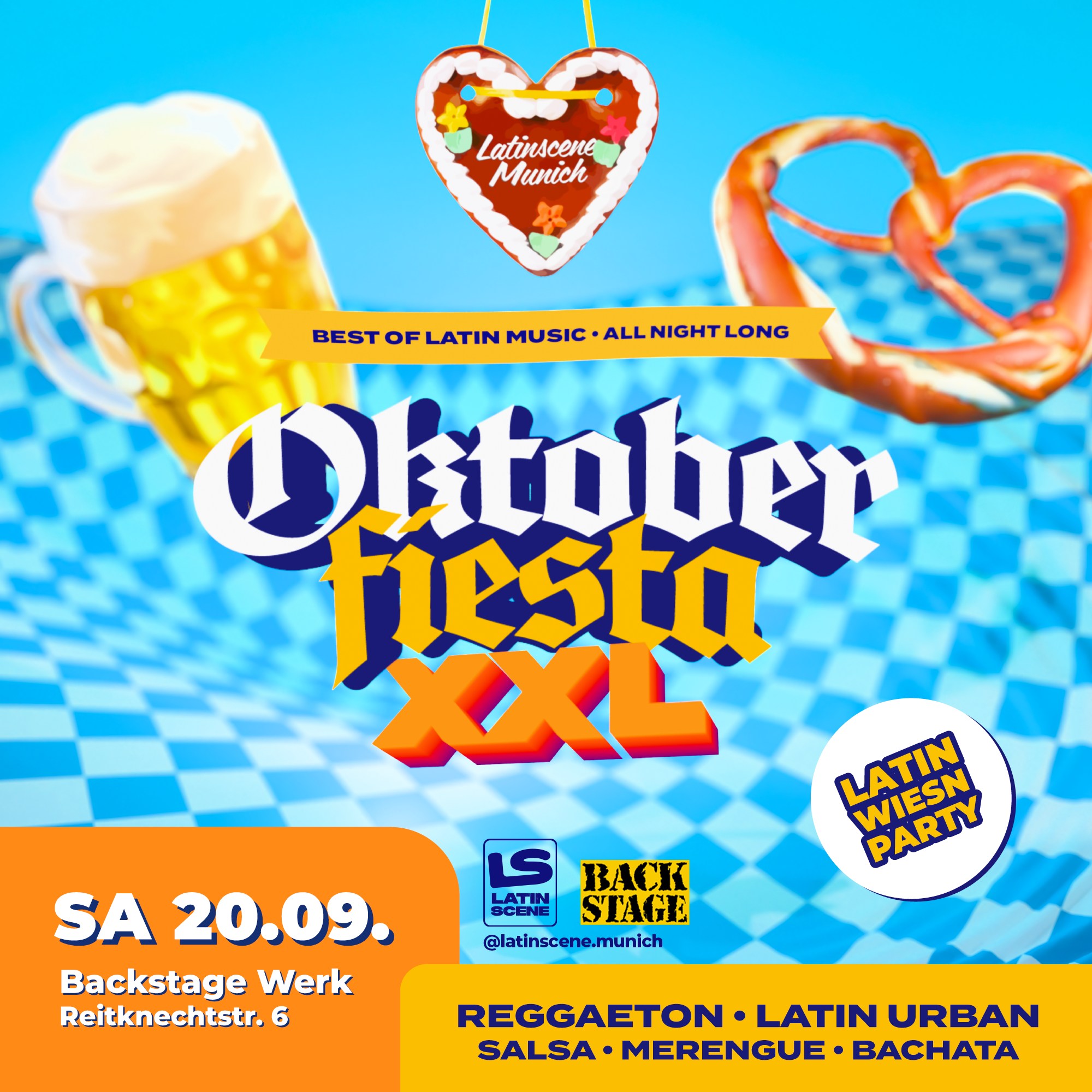 Oktober Fiesta XXL 🥨 Latin After-Wiesn @Backstage-Werk