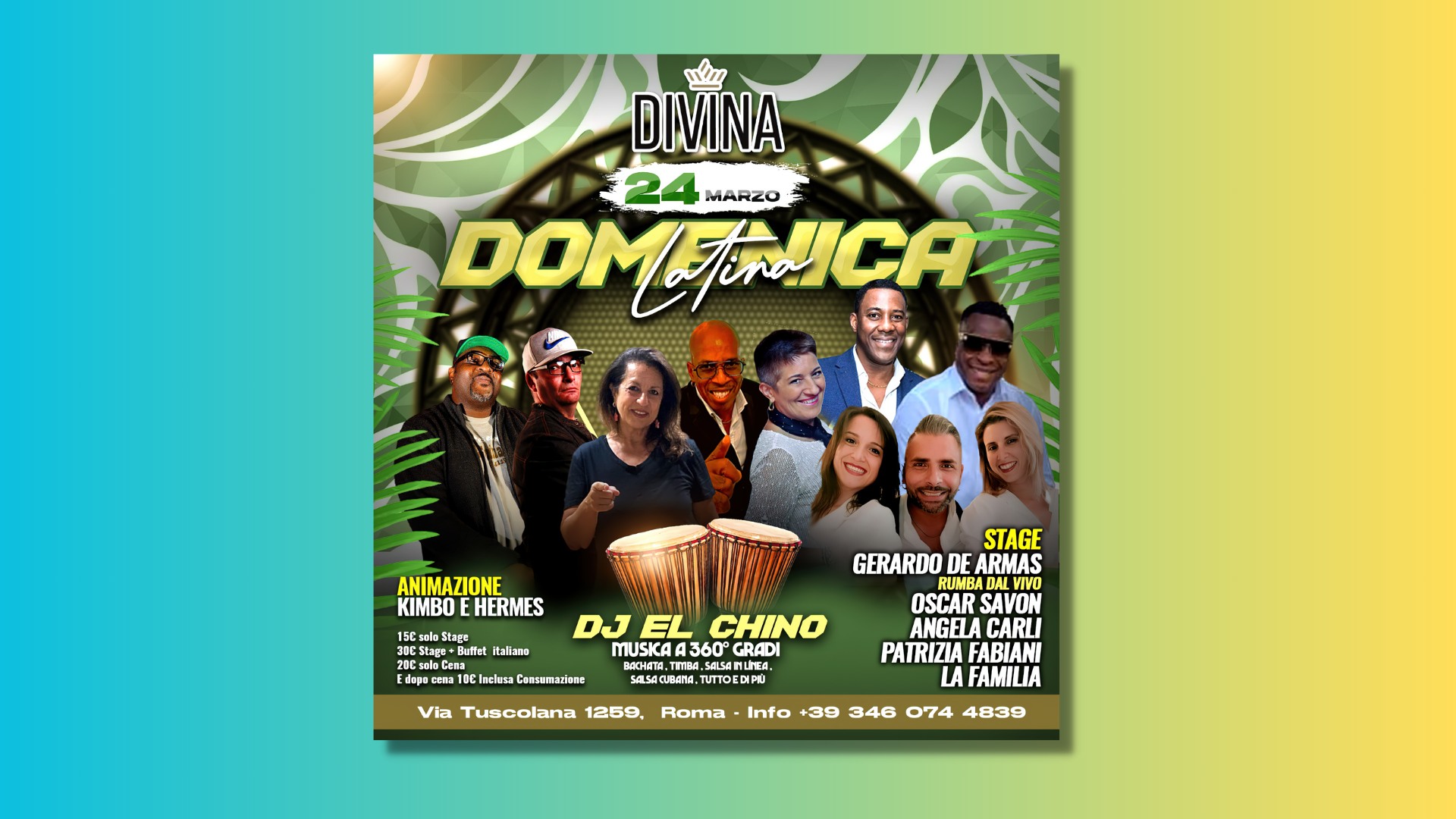 STAGE RUMBA SON SALSA BACHATA - Dom. 24 3 dalle 17