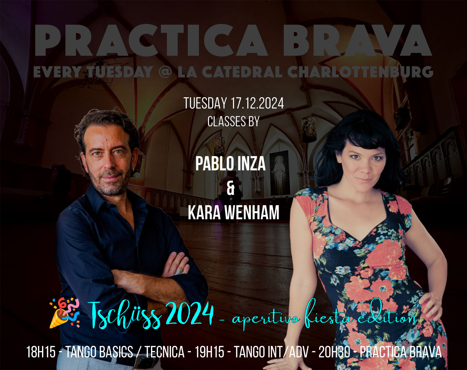 PRACTICA BRAVA 🥳 Aperitivo Fiesta Edition 🥳 Tuesday 17.12