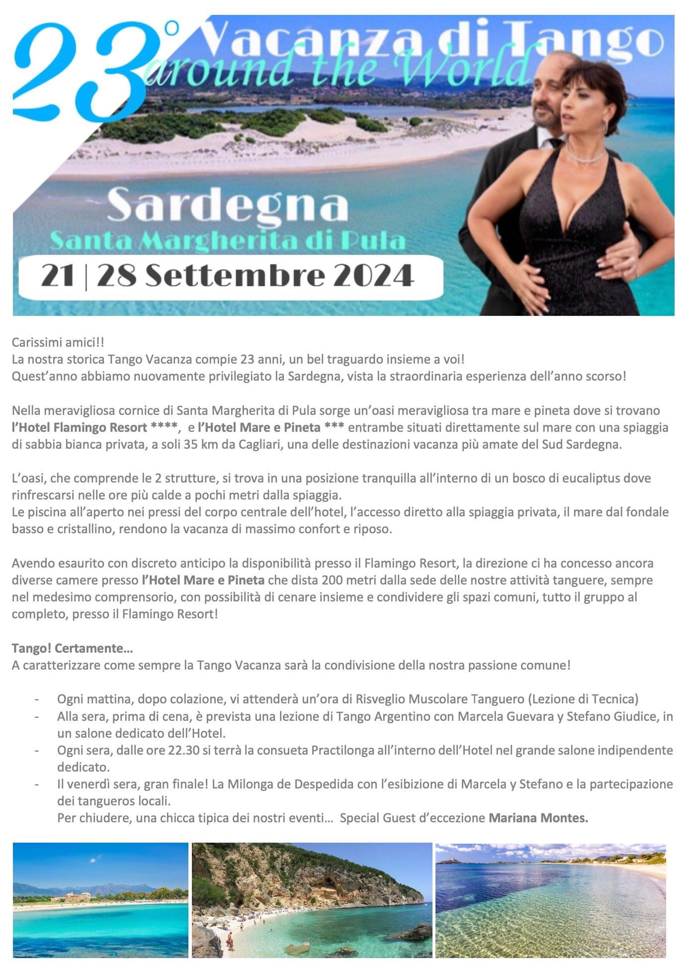 23* Vacanza di Tango around the world con Marcela y Stefano