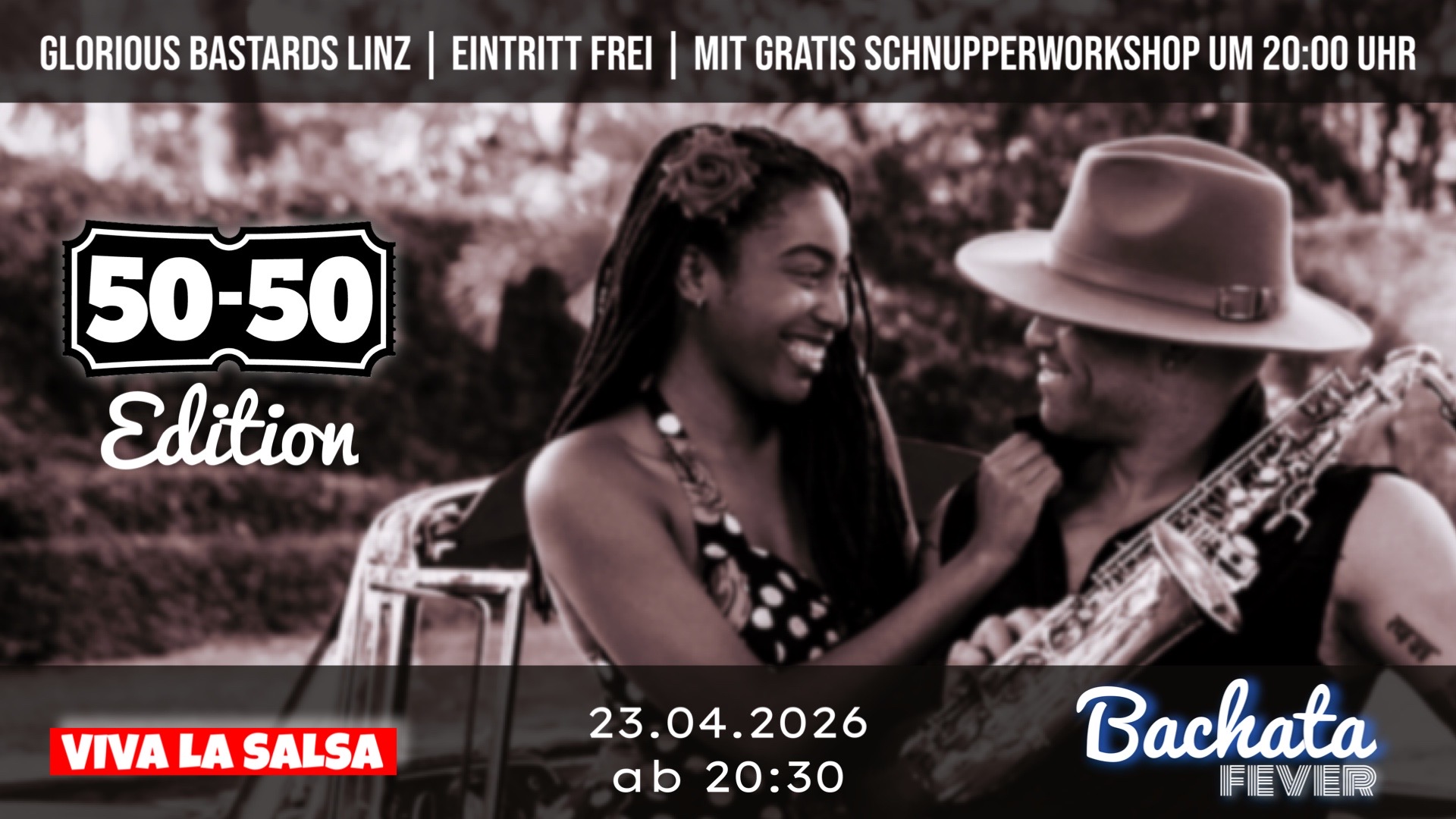 ❤️ Salsa & Bachata Party 50-50 Edition 💙