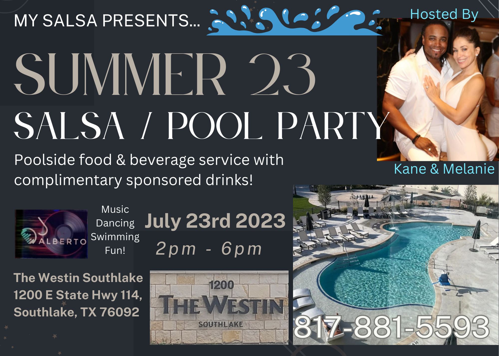 SUMMER 23 SALSA POOL PARTY!