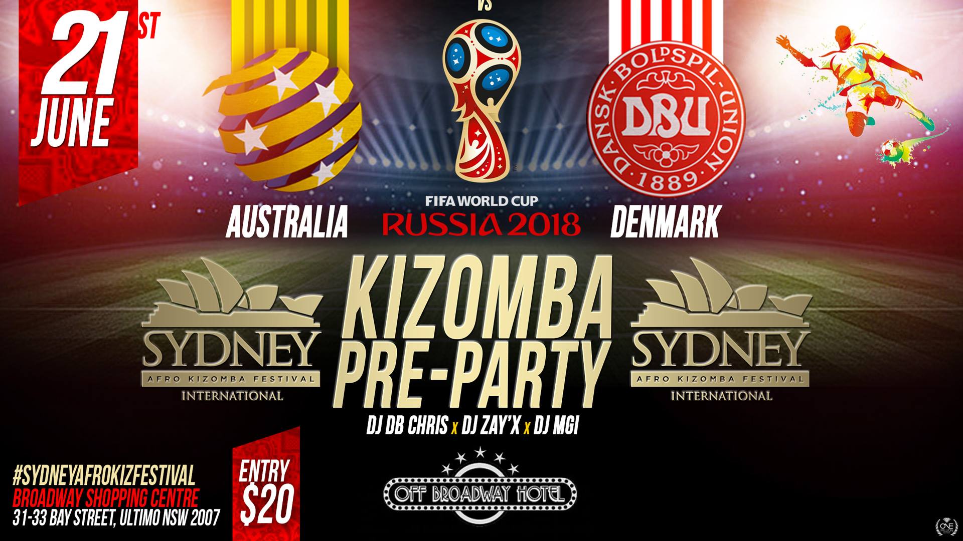 Pre Party Sydney Afro Kiz Festival