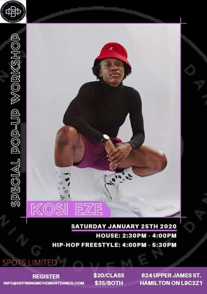 House Hip-Hop Workshop w Kosi Eze