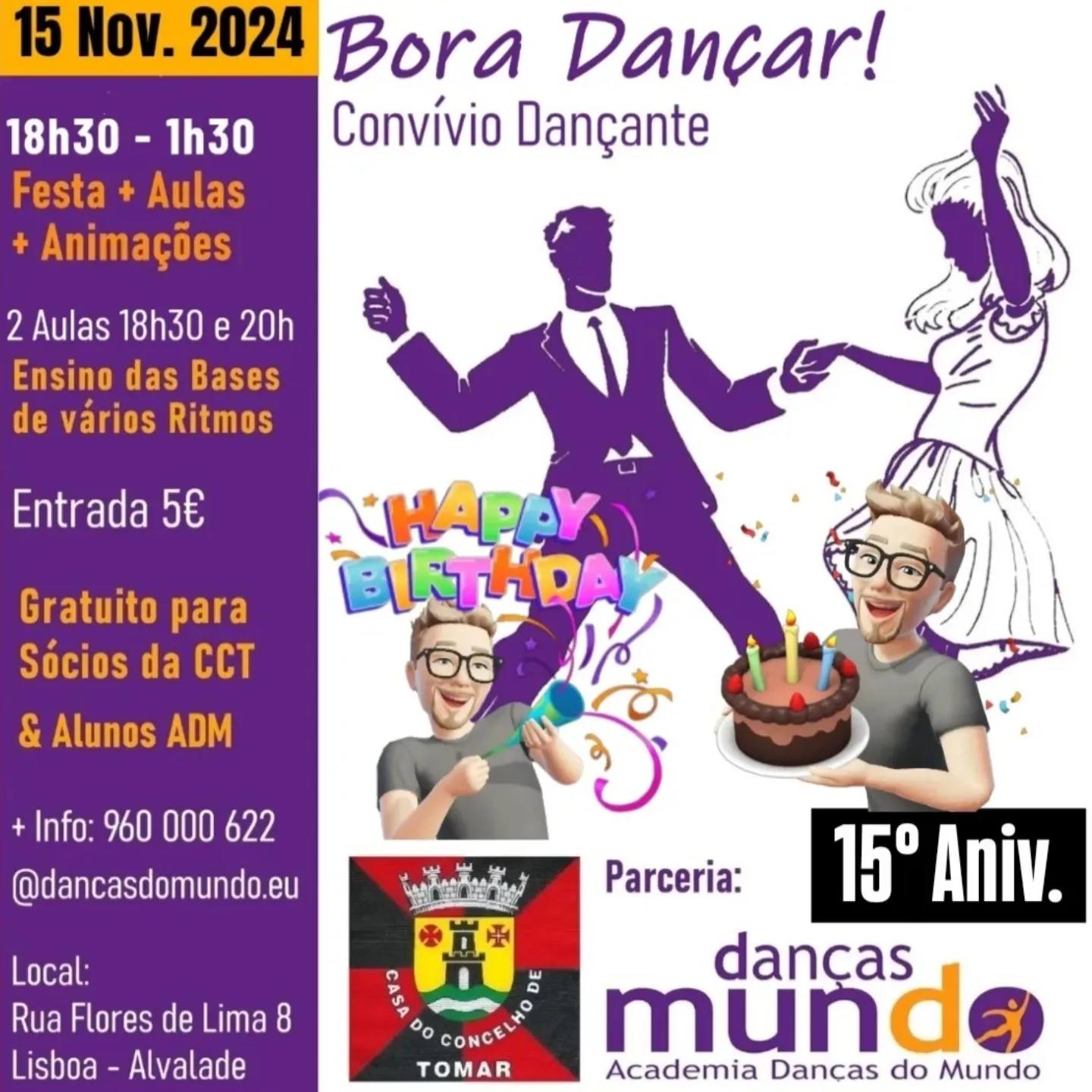 Festa 15° Aniversário da "Danças do Mundo"
