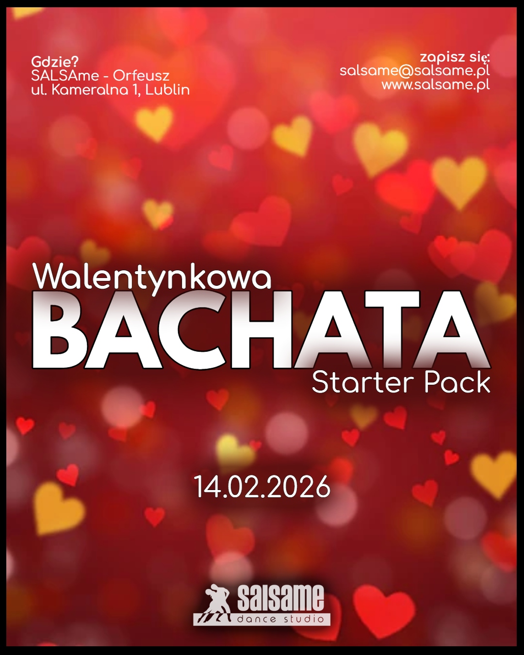 💞 Walentynkowa BACHATA starter pack SALSAme 14.02.2026 💞