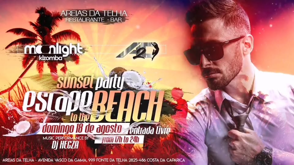 Escape to the Beach Sunset ★ A2D ★ Moonlight ★ Areias da Telha