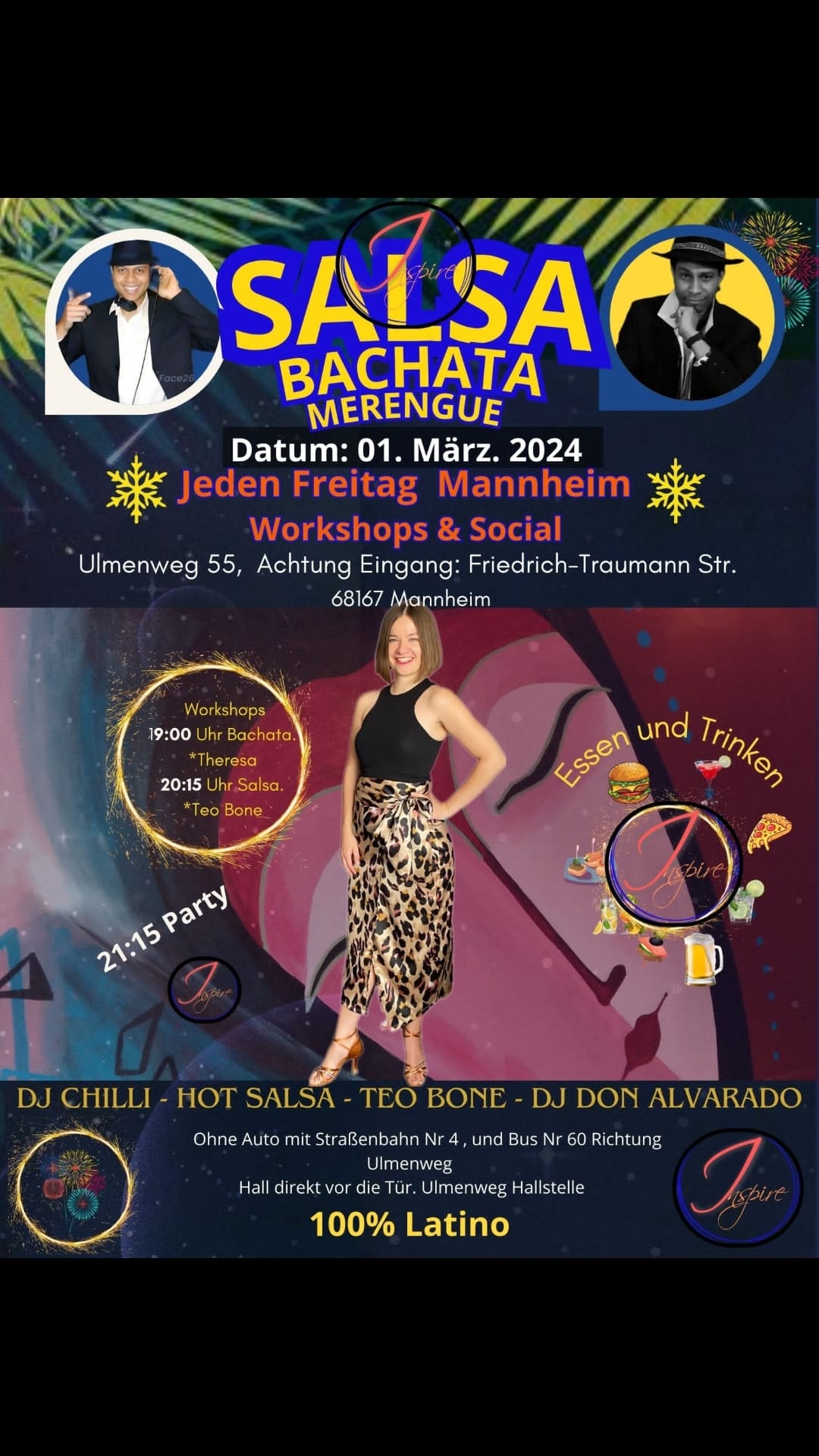 SALSA BACHATA MERENGUE PARTY MANNHEIM