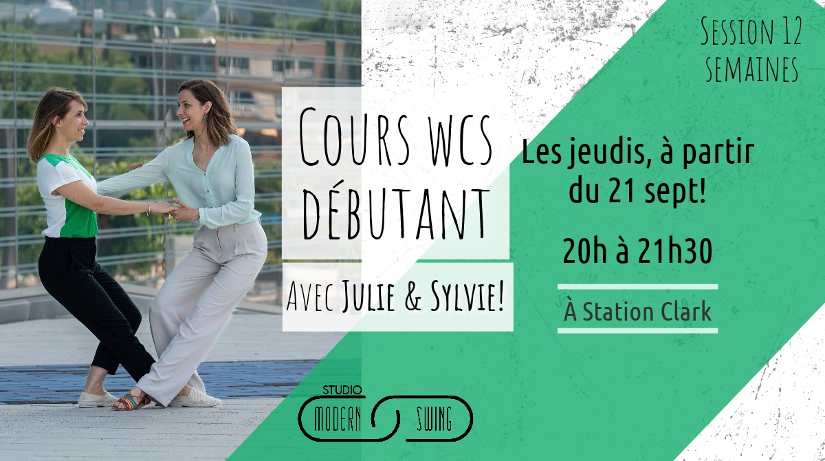 Cours de West Coast Swing débutant - Studio Modern Swing