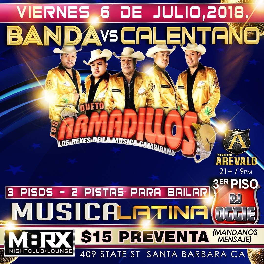 BANDA VS CALENTANO, ARMADILLOS vs TIERRA AZUL,DJ OGGIE.2pistas