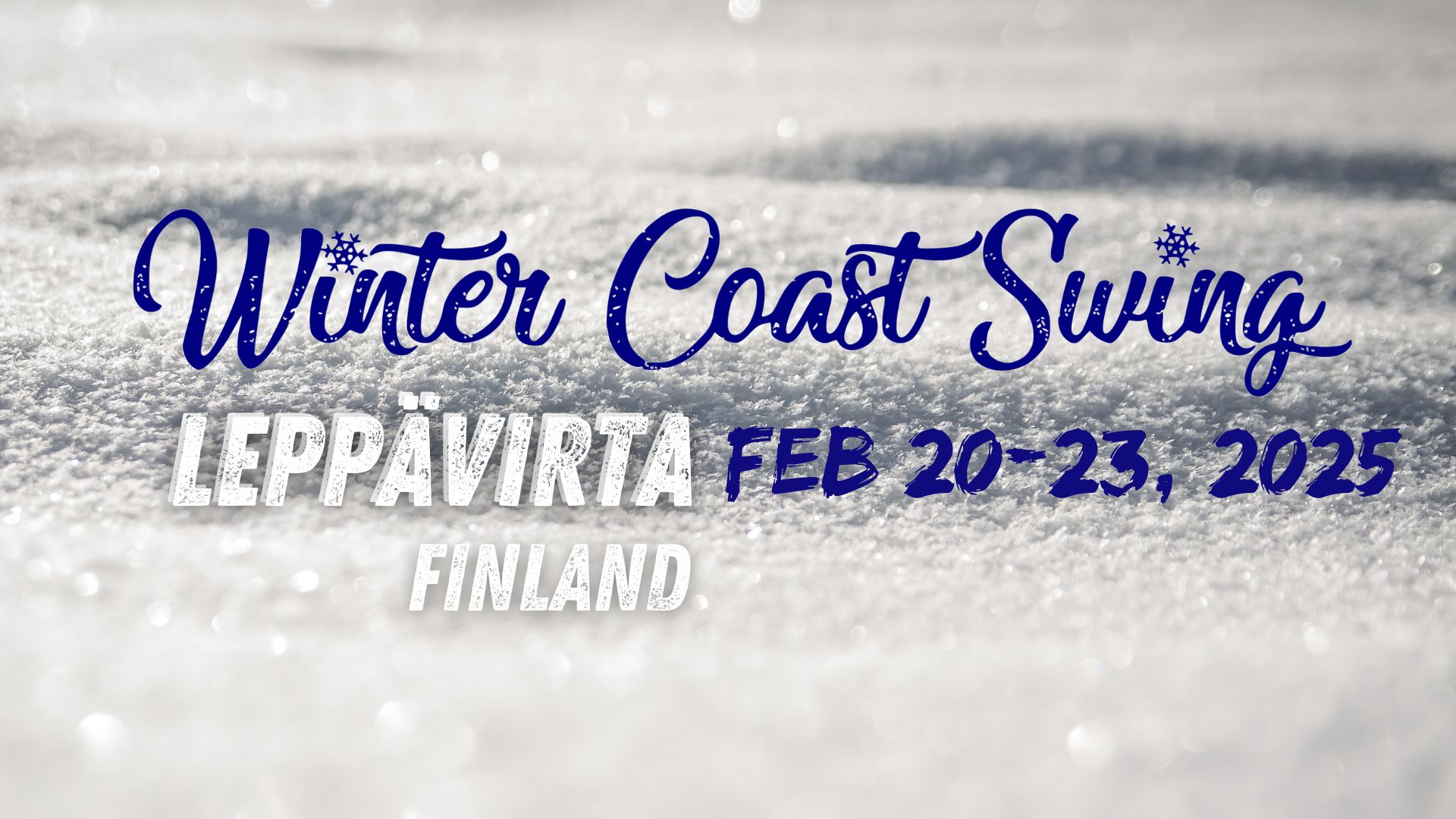 Winter Coast Swing 2025 - WSDC Registry event