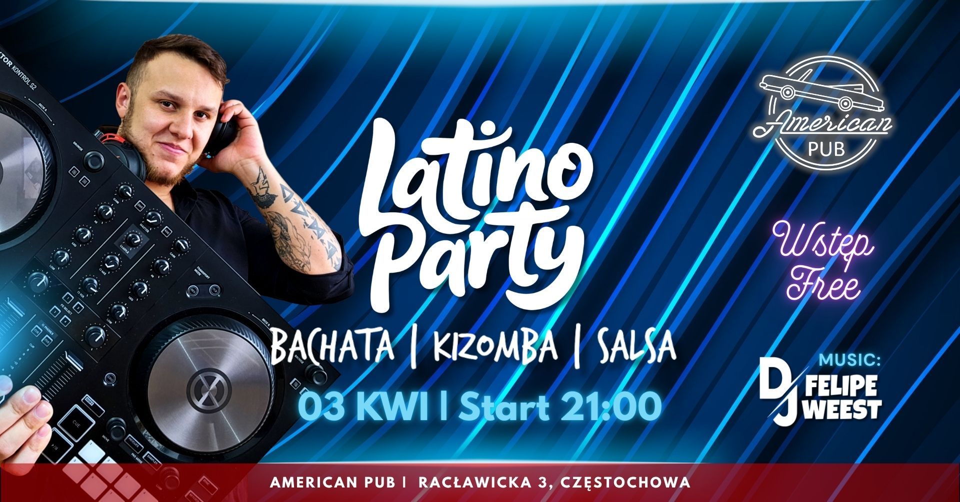 LATINO PARTY W AMERICAN PUB (edycja wielkanocna)