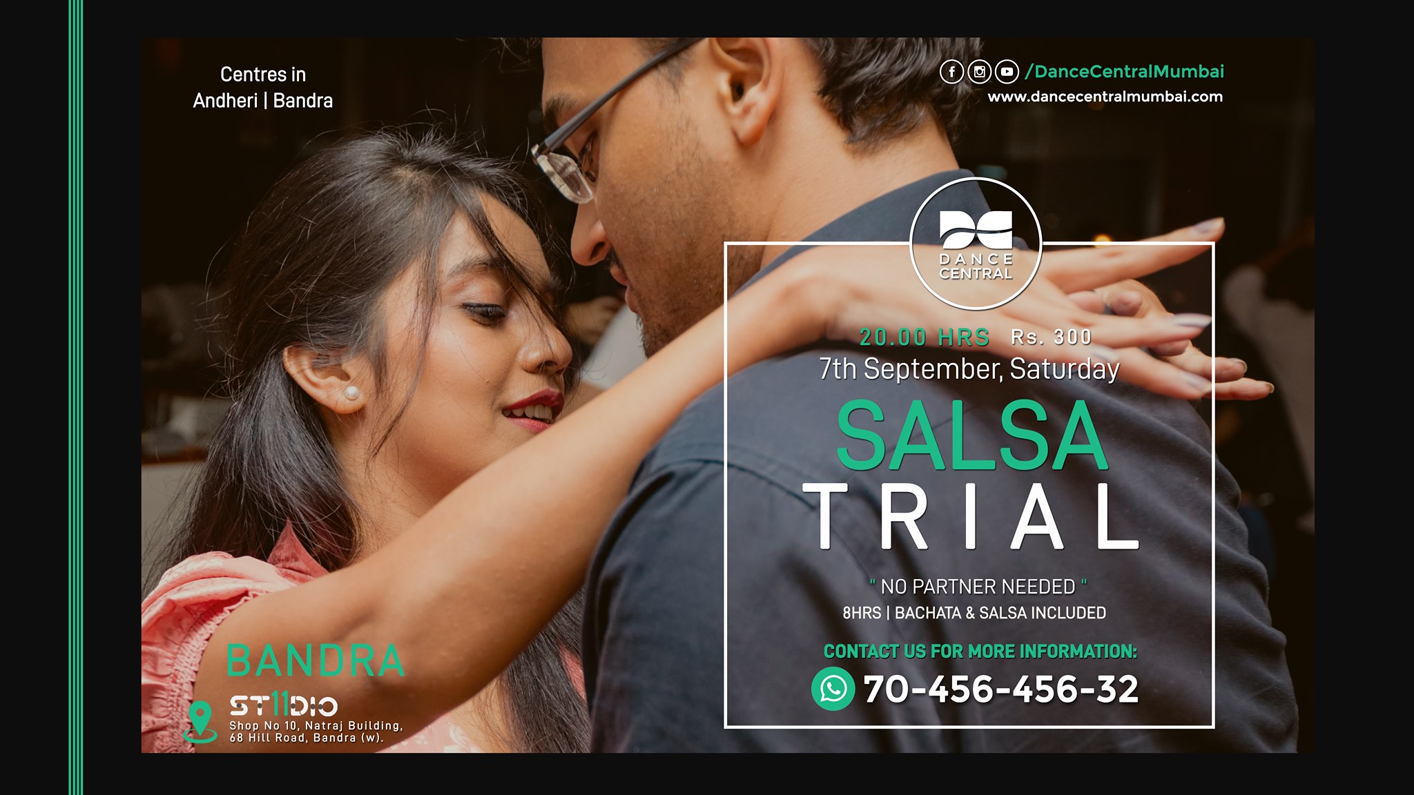Bandra - Salsa Basic Trial Demo Class by Dance Central