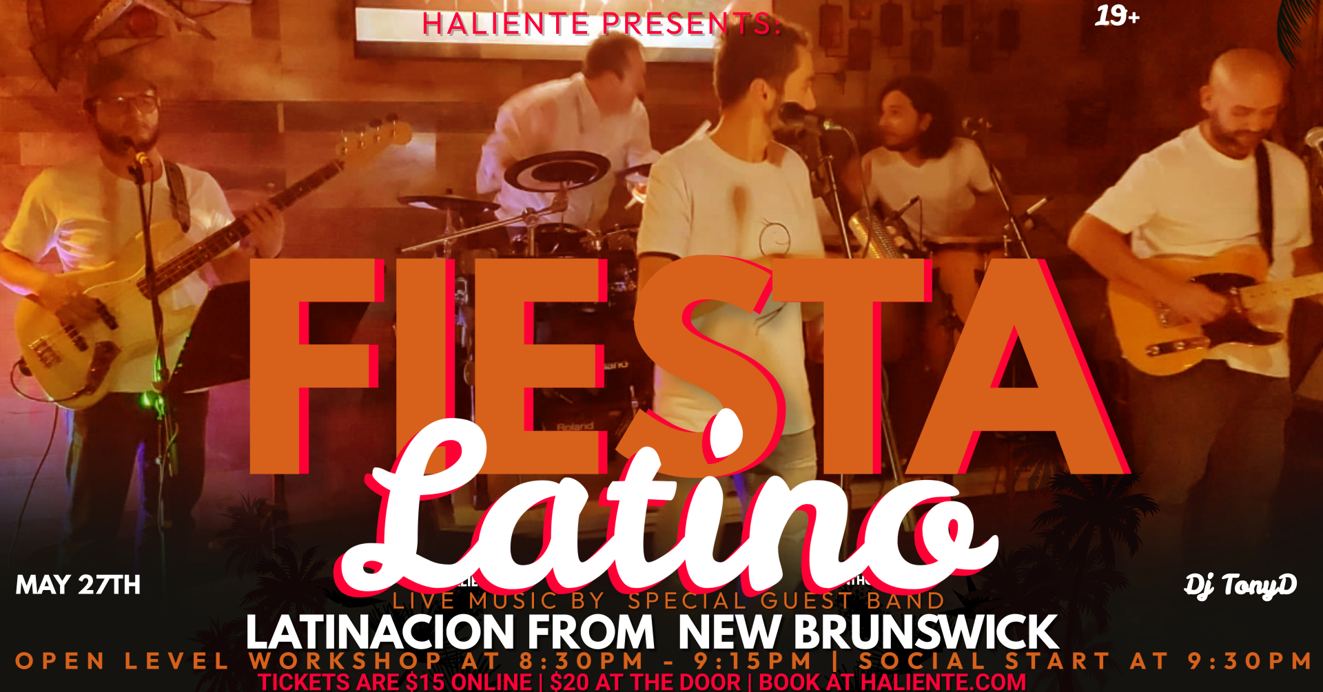 Fiesta Latino ft Live music with Latinacion