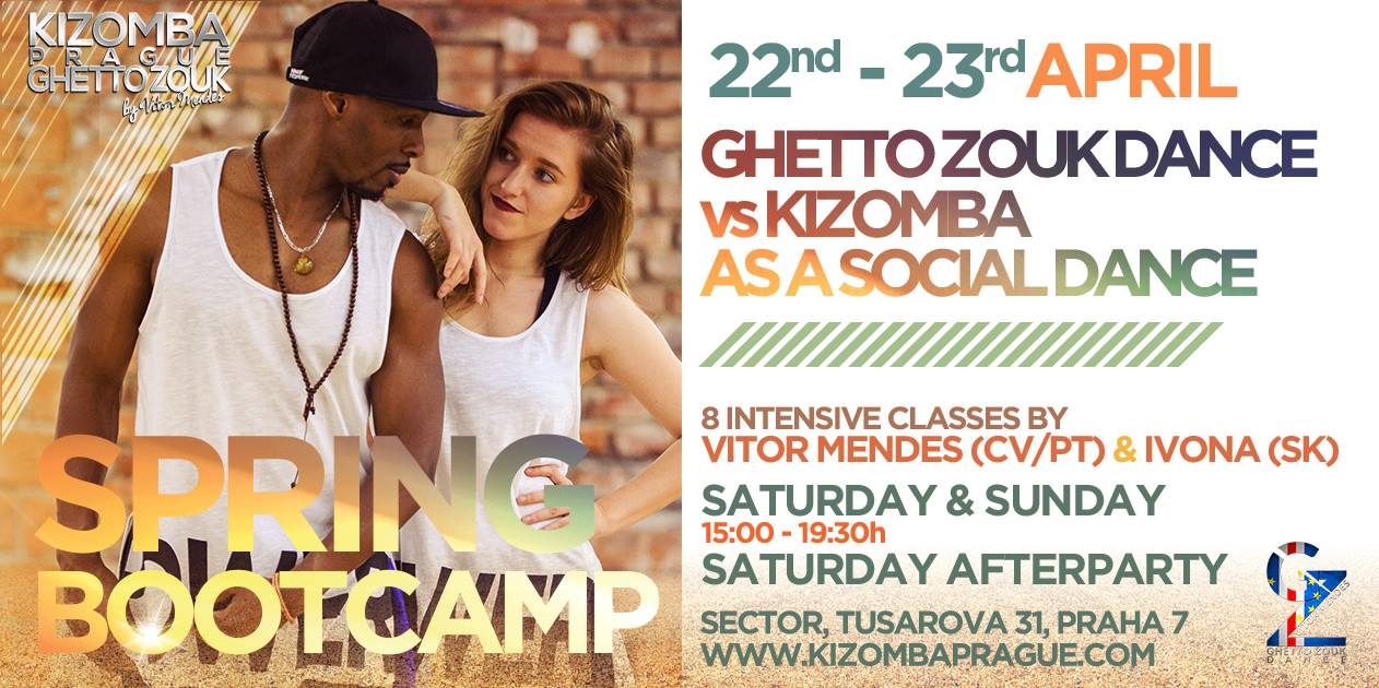 Spring Ghetto Zouk Dance vs Kizomba boot camp in Sector