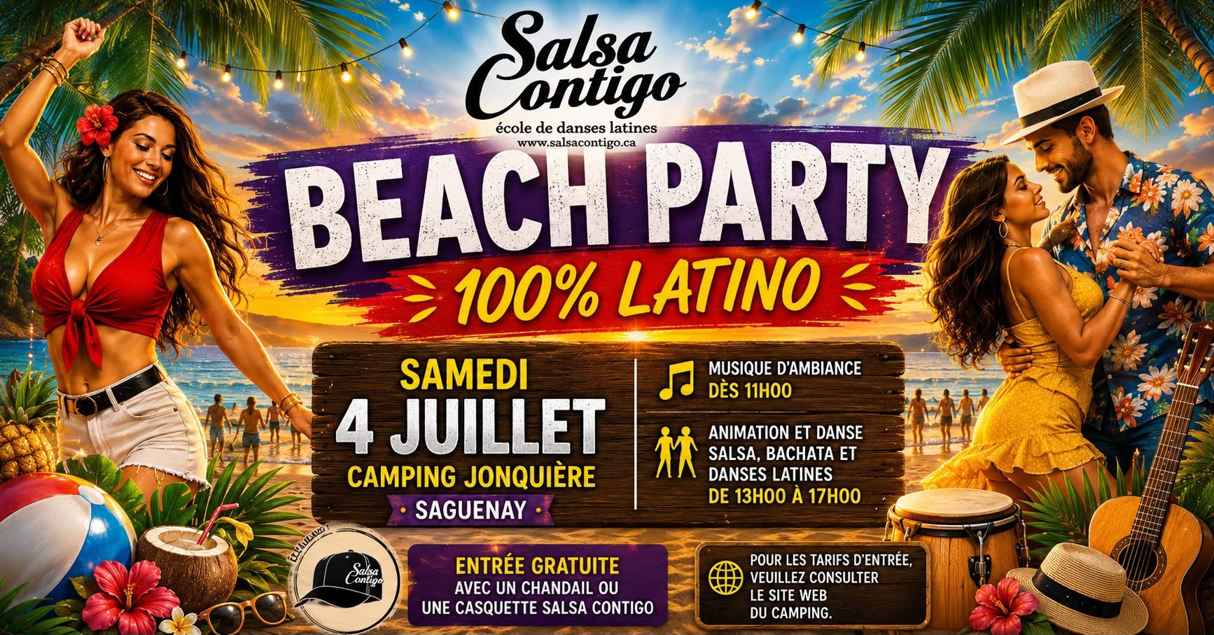 Beach Party 100 % Latino!