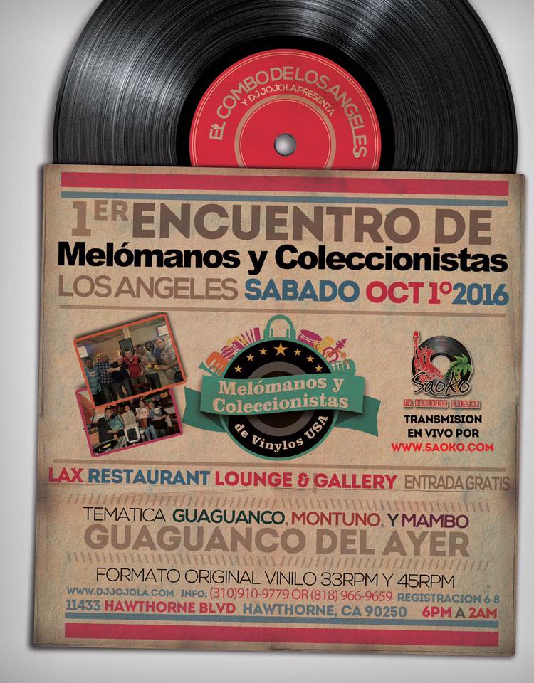 1er Encuentro de Melómanos y Coleccionistas de Vinilos Los Angeles