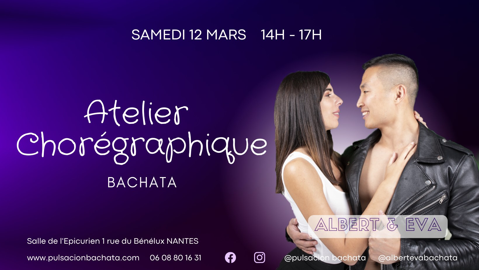 Atelier chorégraphique bachata (niveau inter)