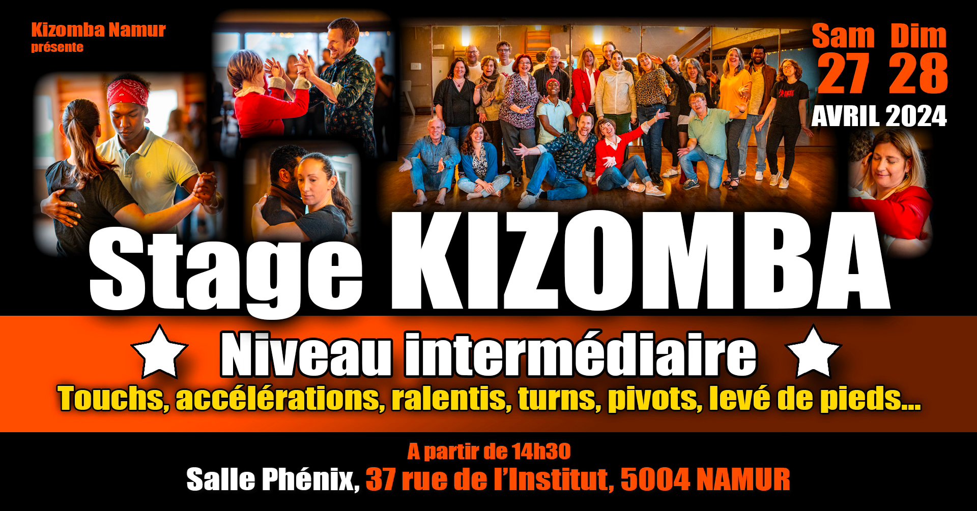 Stage Kizomba Niv. Intermédiaire