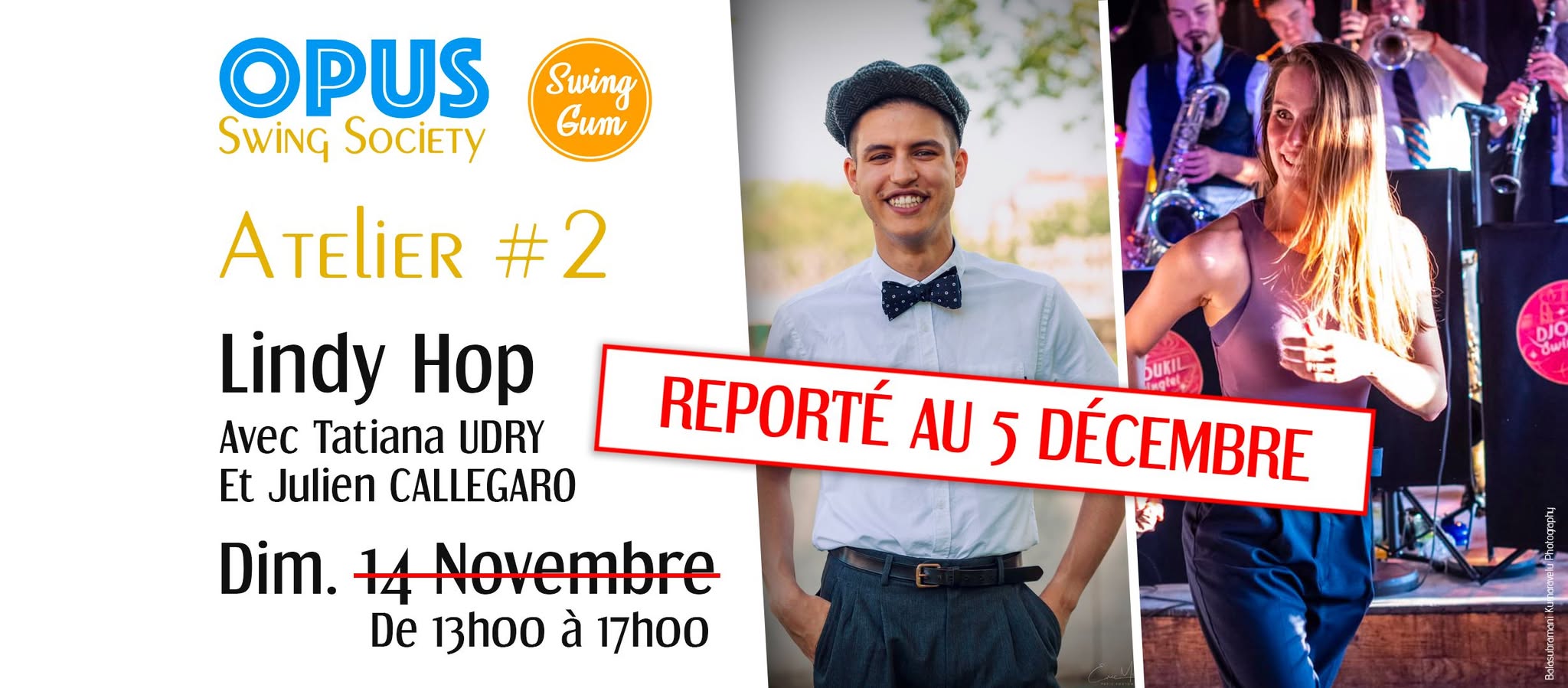 Atelier #2 Lindy Hop : Leader & Follower