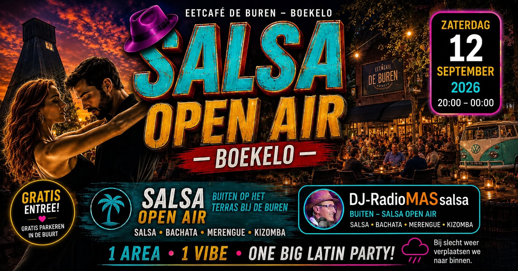 🌴💃 SALSA OPEN AIR BOEKELO! 🕺🎶