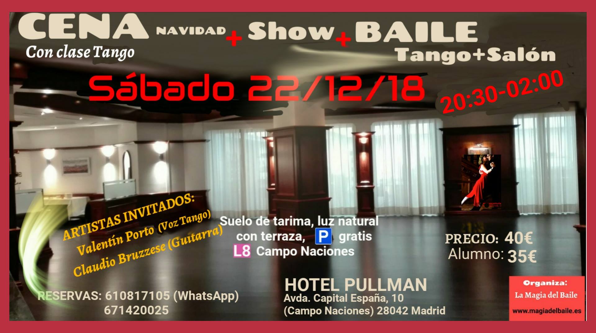 Cena-Show y Baile