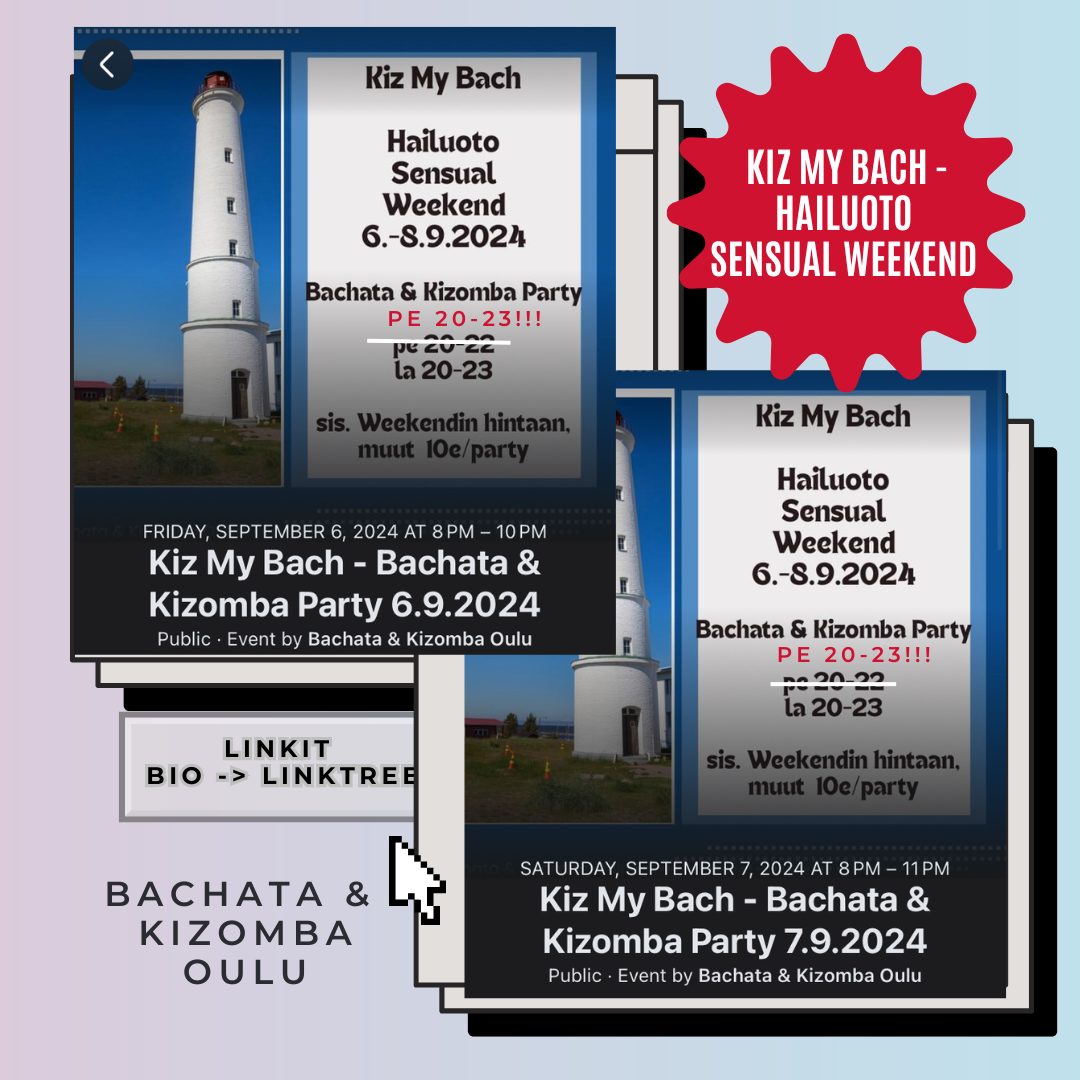 Kiz My Bach - Bachata & Kizomba Party 7.9.2024