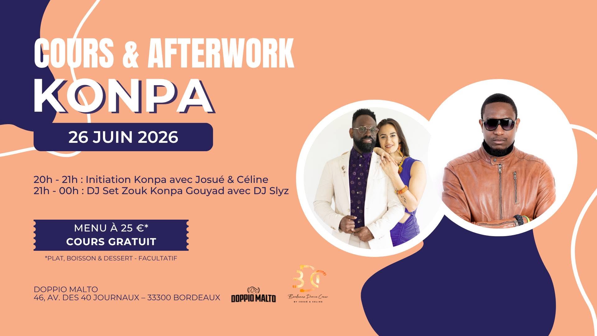 Cours & Afterwork Konpa